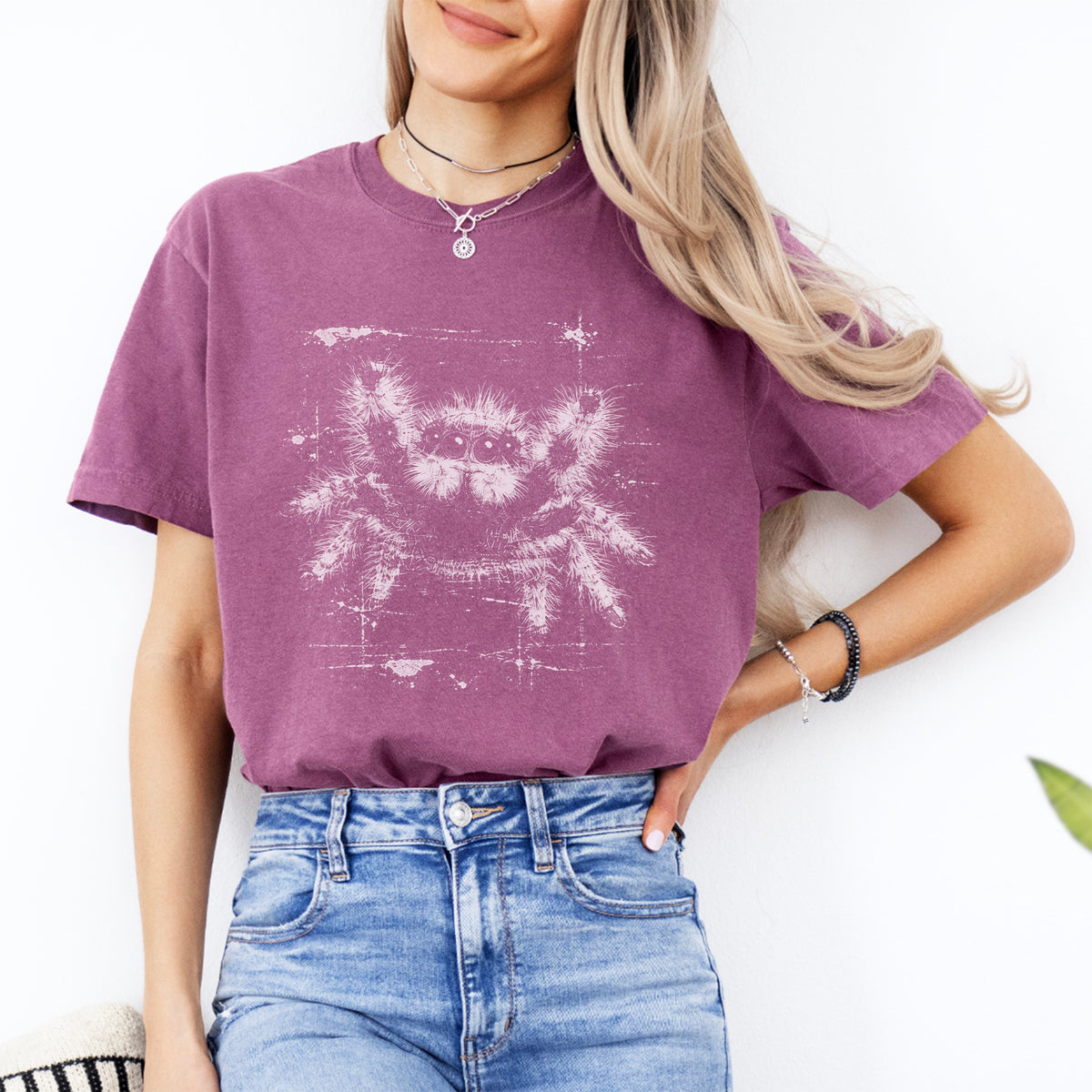 Camiseta de araña saltarina