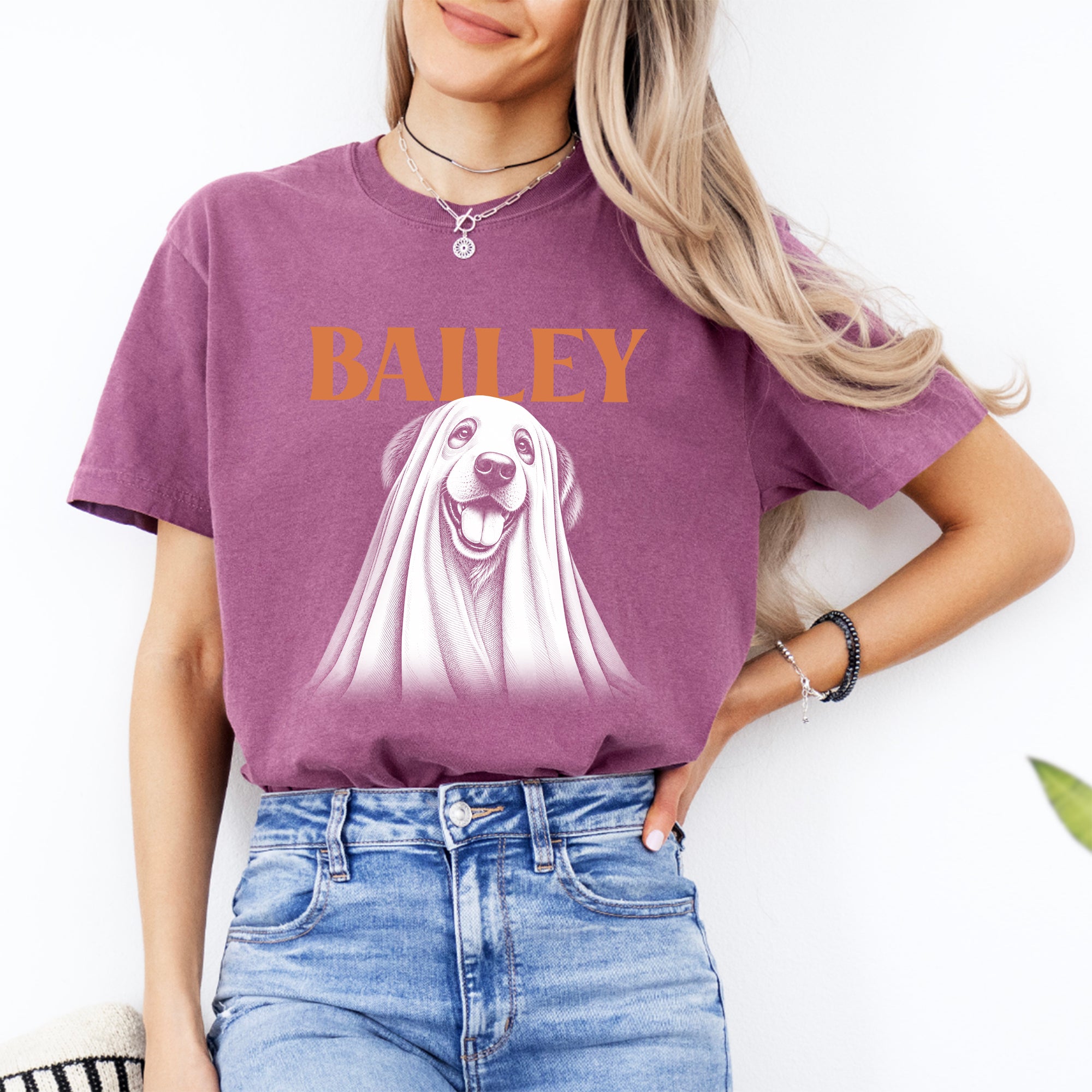 Personalisierbares Halloween-T-Shirt für Hunde