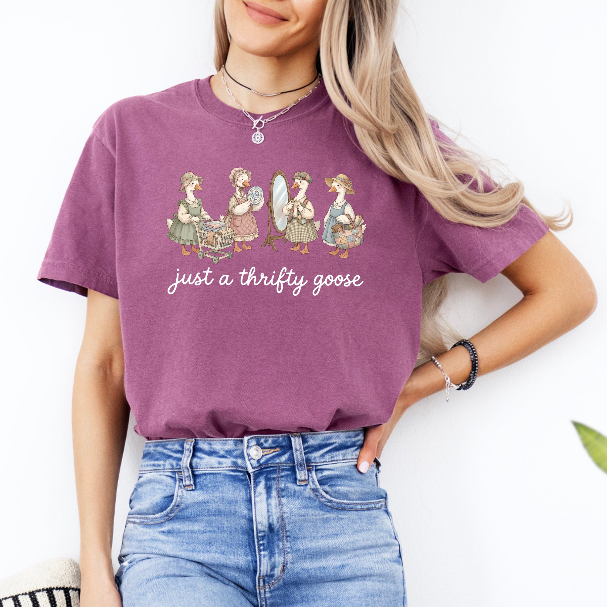 Just A Thrifty Goose Tee