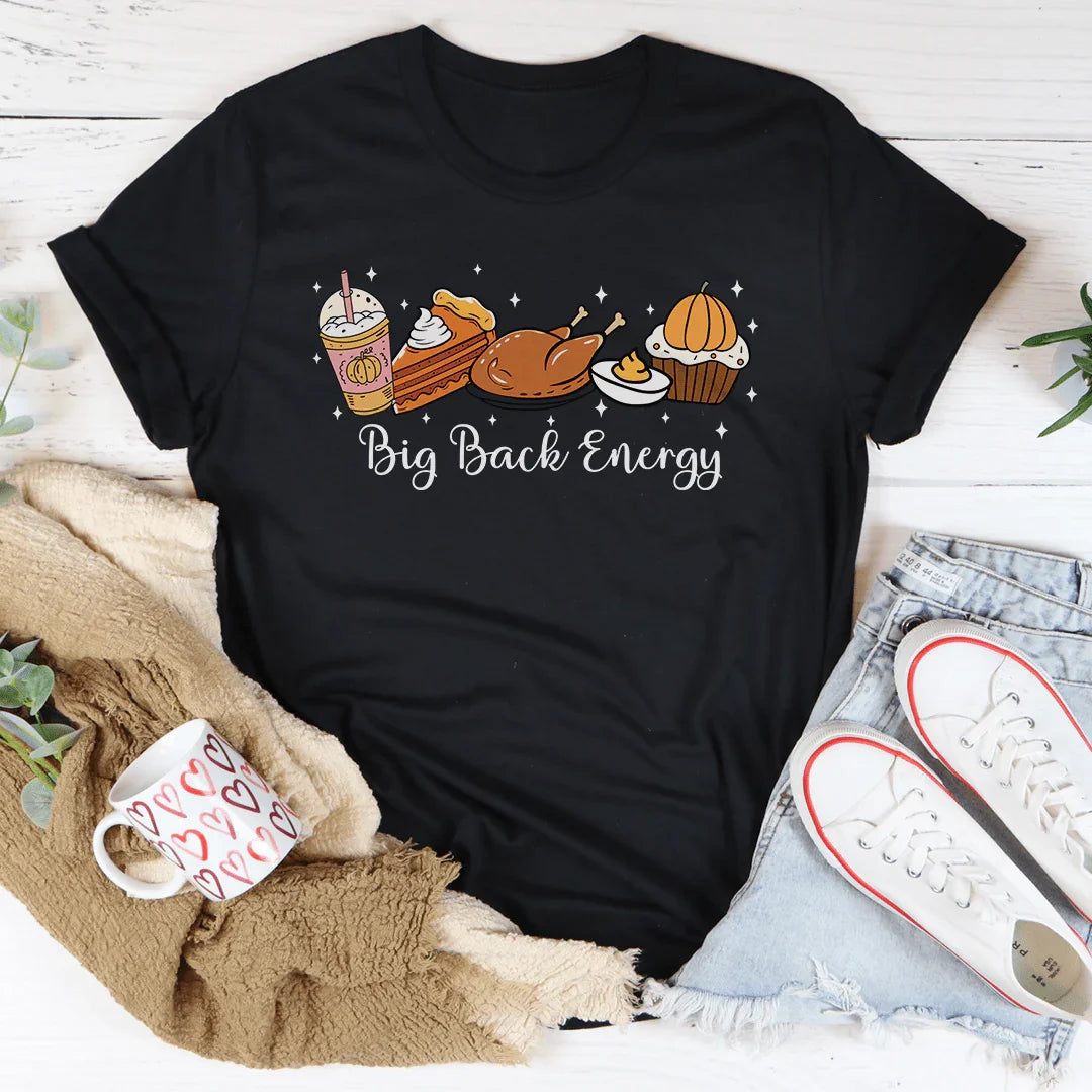 Big Back Energy Tee Black Heather / S Peachy Sunday T-Shirt