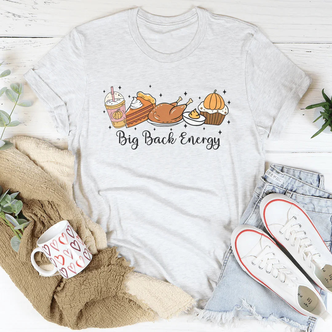Big Back Energy Tee White / S Peachy Sunday T-Shirt