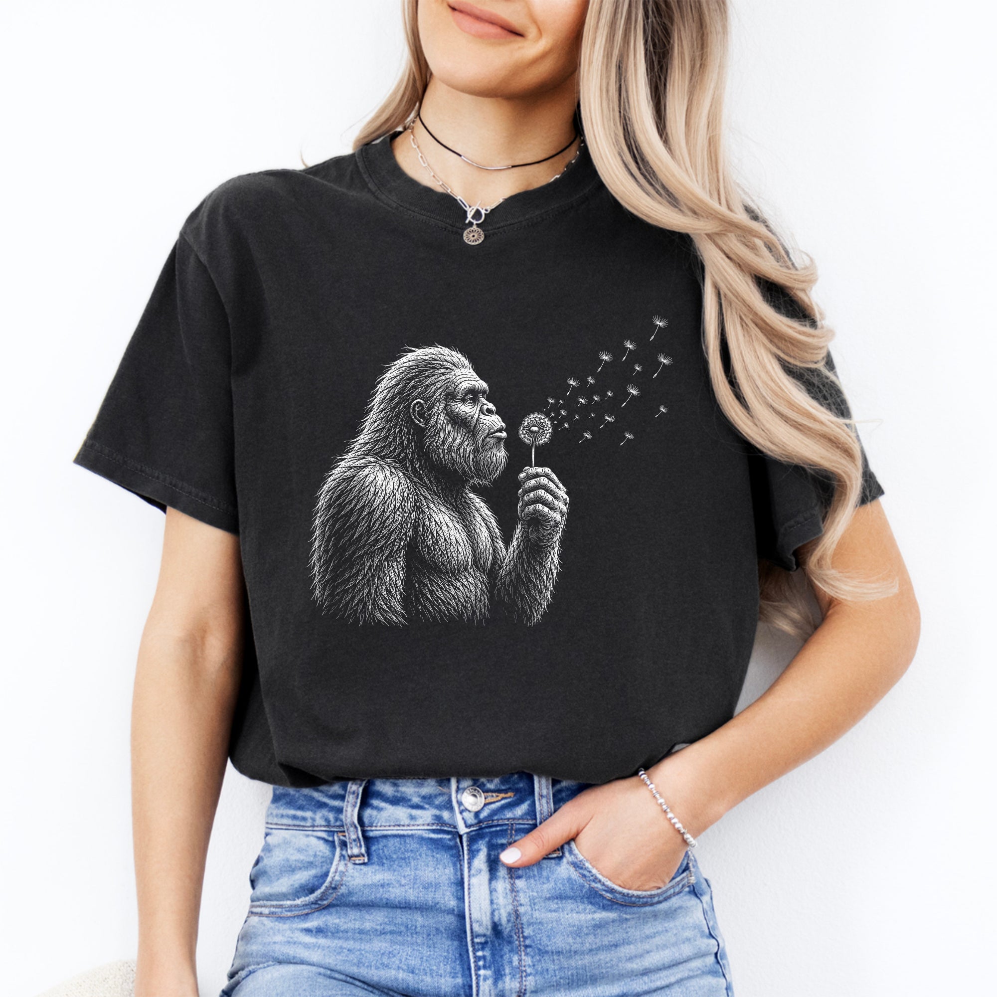 T-Shirt „Bigfoot lässt Wünsche fliegen“