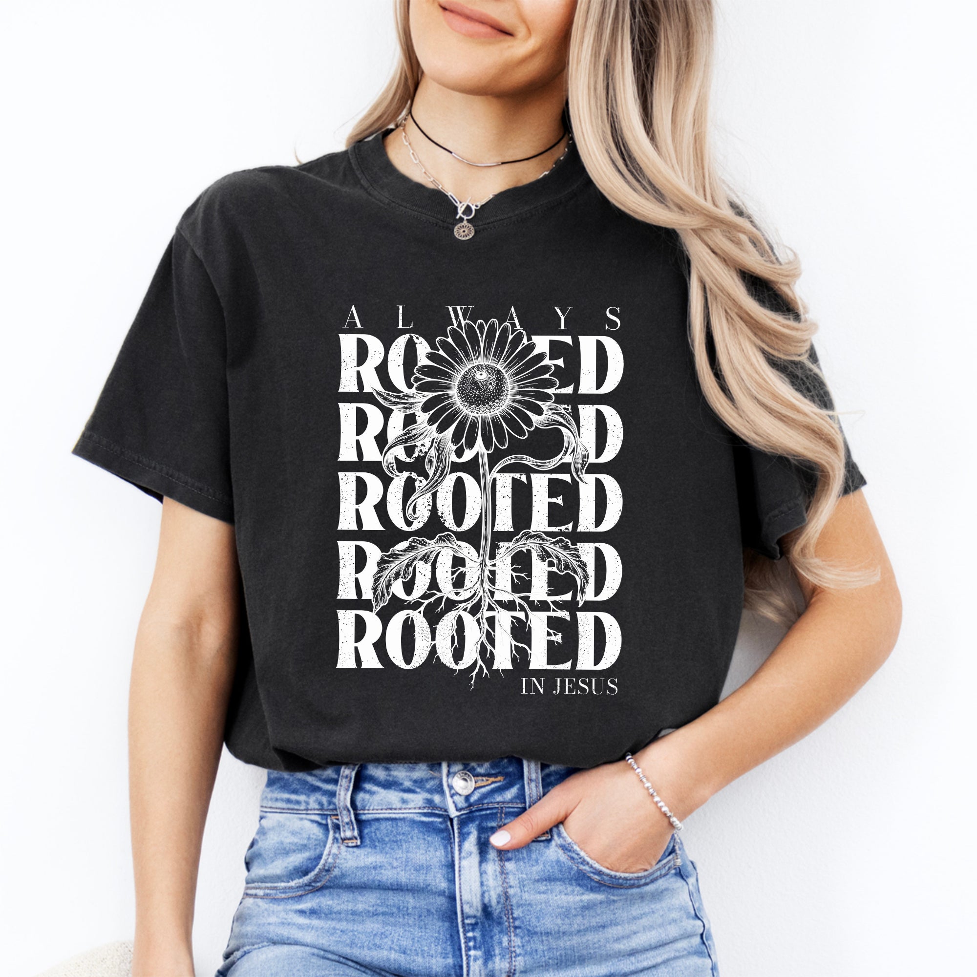 Immer in Jesus verwurzelt – T-Shirt