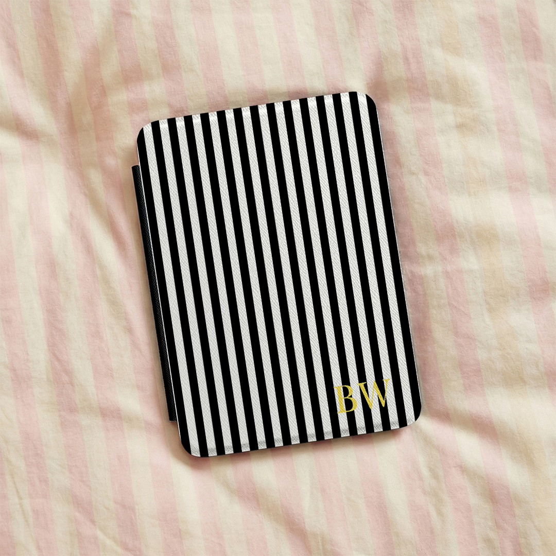 Funda de Kindle a rayas personalizada
