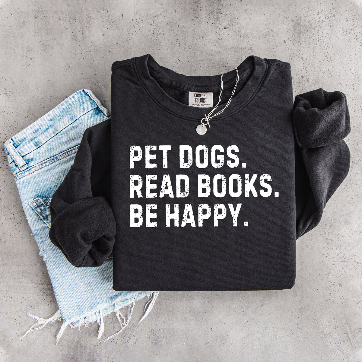 Pet Dogs Read Books Sweatshirt