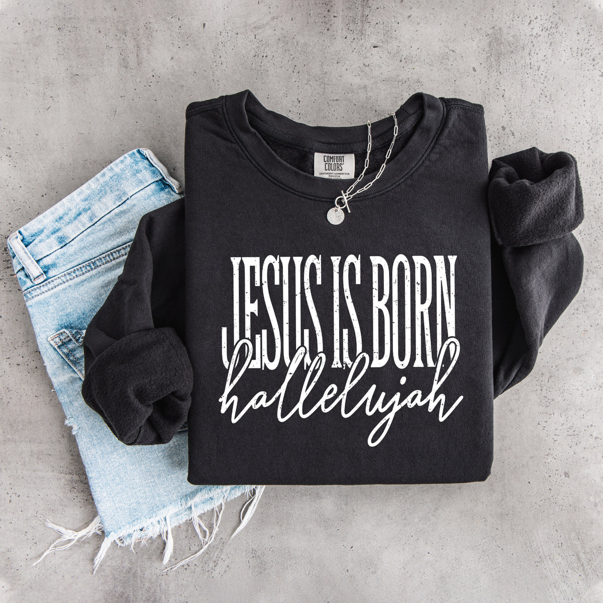 Sudadera «Jesús ha nacido, aleluya»