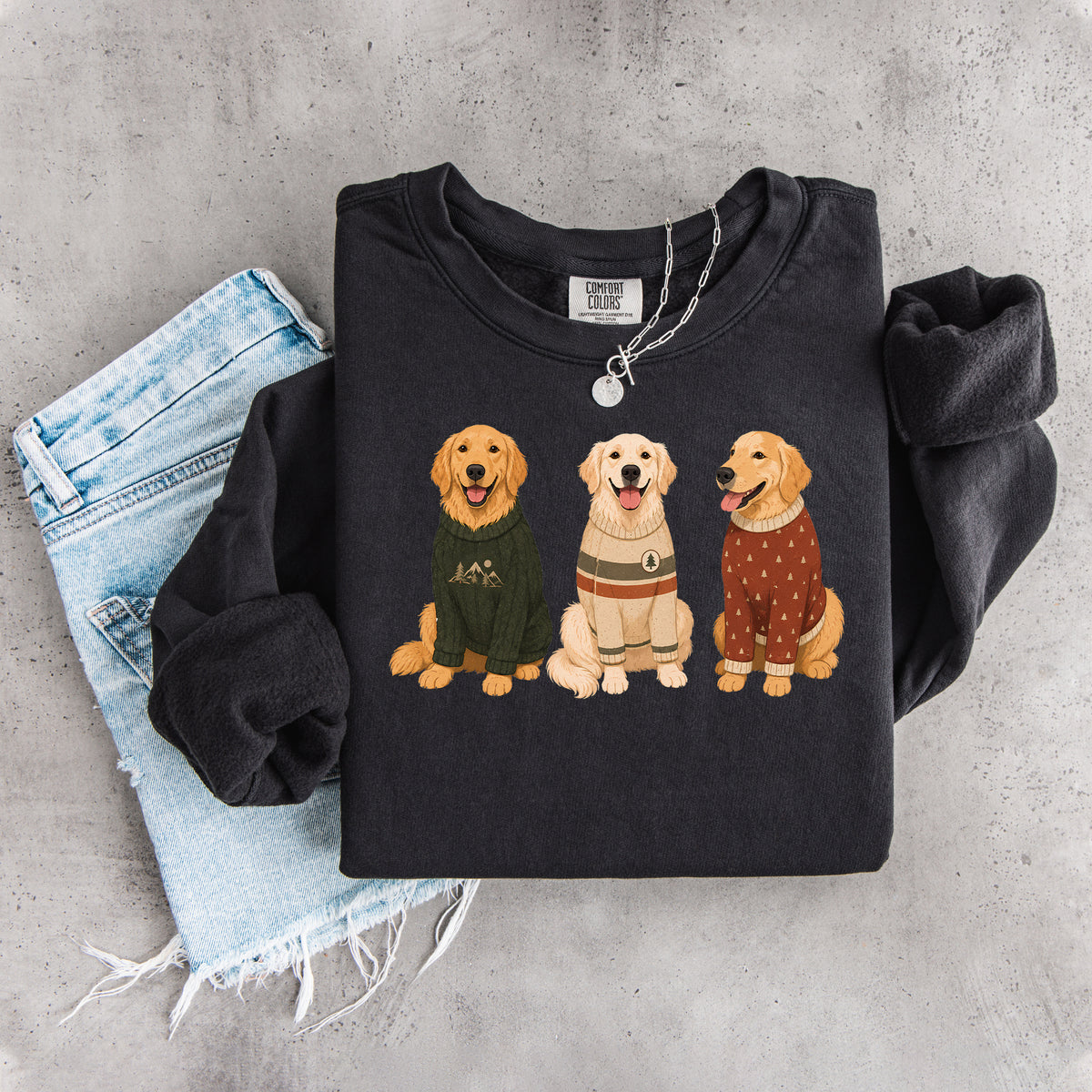 Fall Golden Retriever Sweatshirt