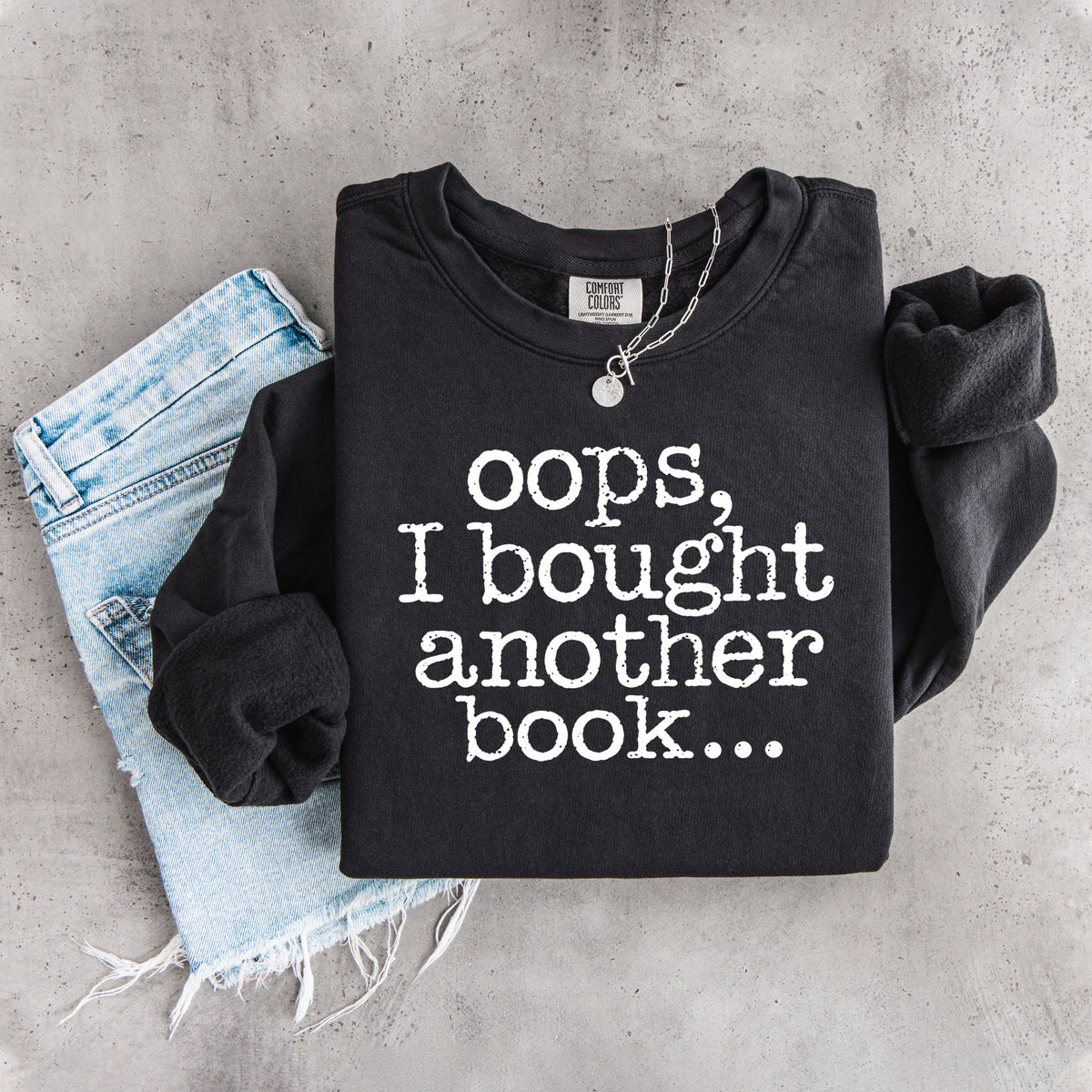 Sudadera de humor para amantes de los libros: «Vaya, he comprado otro libro...»