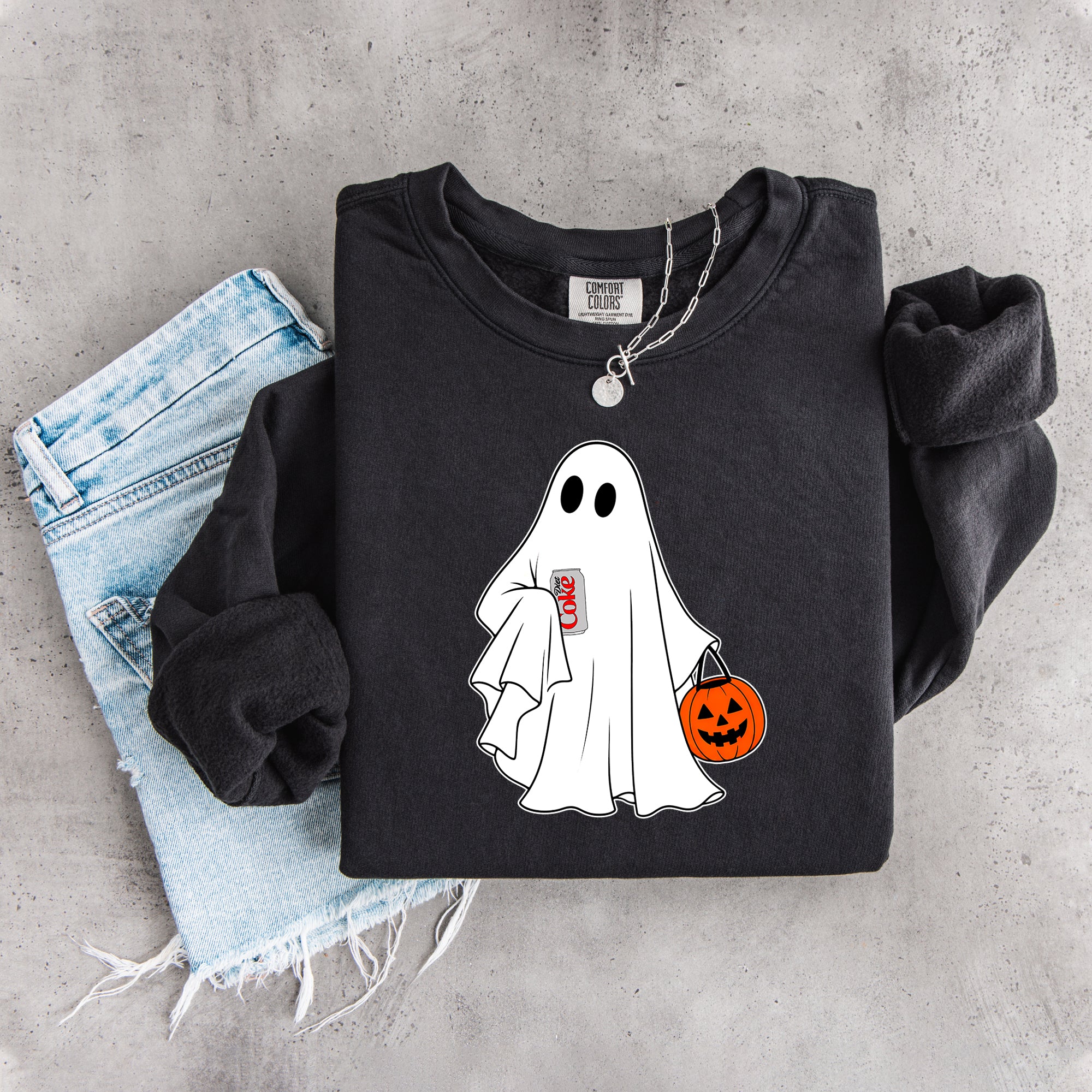Halloween Diet Coke Ghost Sweatshirt