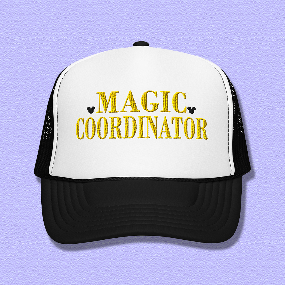 Magic Coordinator Embroidered Trucker Hat