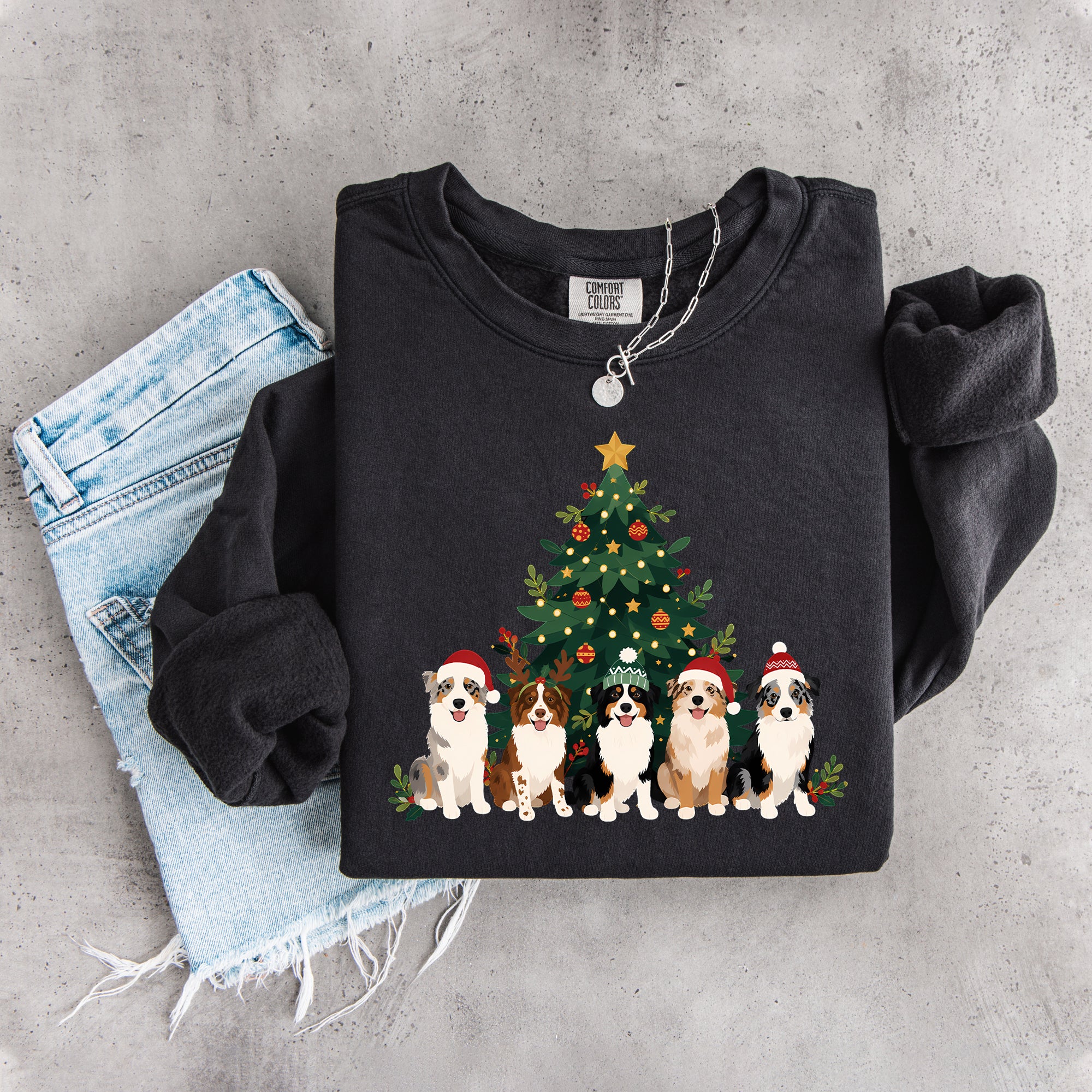 Australian Shepherd Christmas Sweatshirt