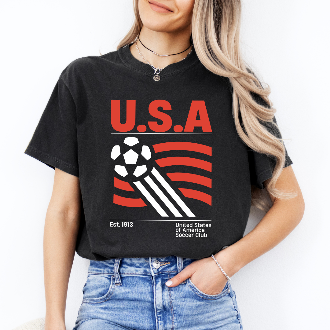 United States Of America Soccer Club Tee
