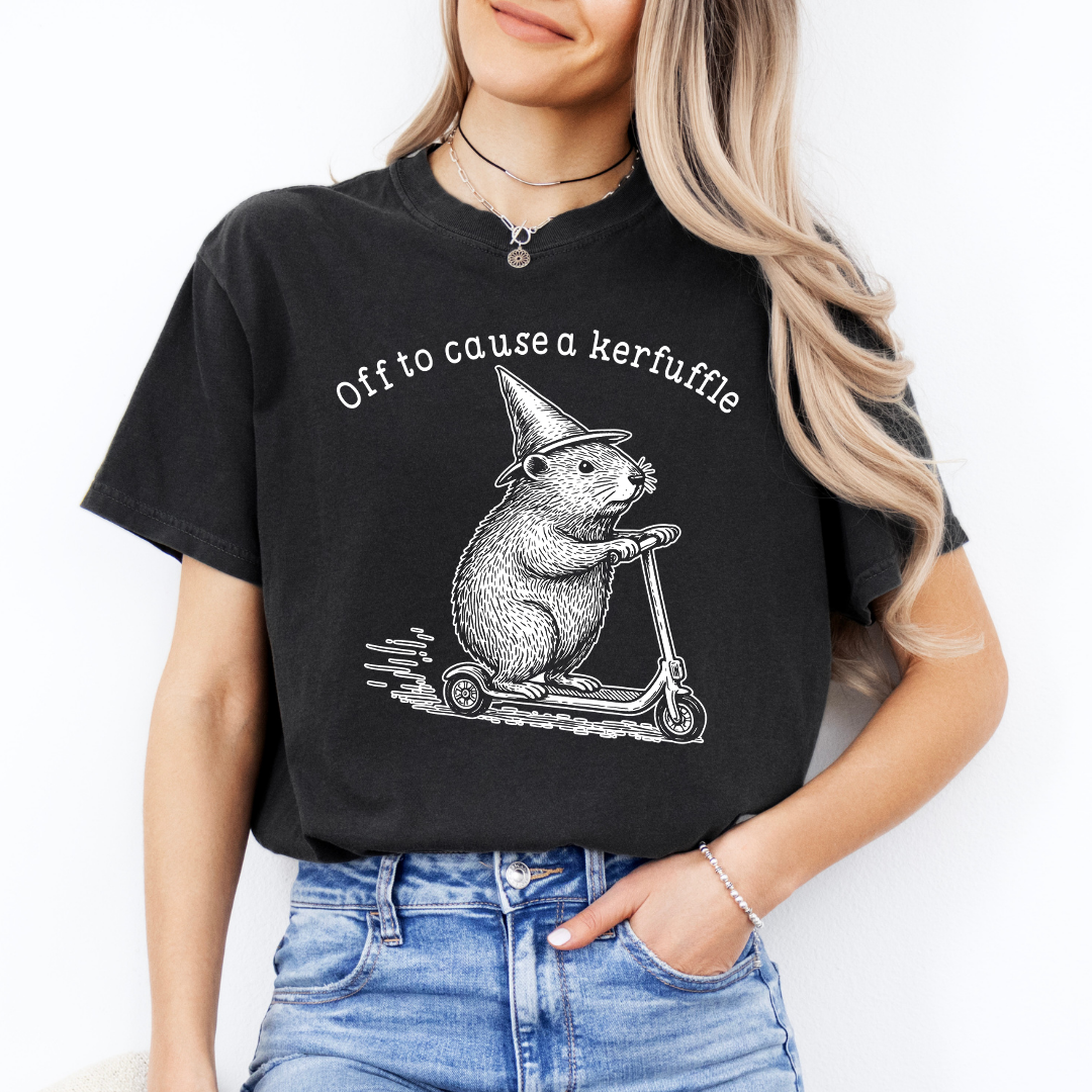 Off To Cause A Kerfuffle Tee