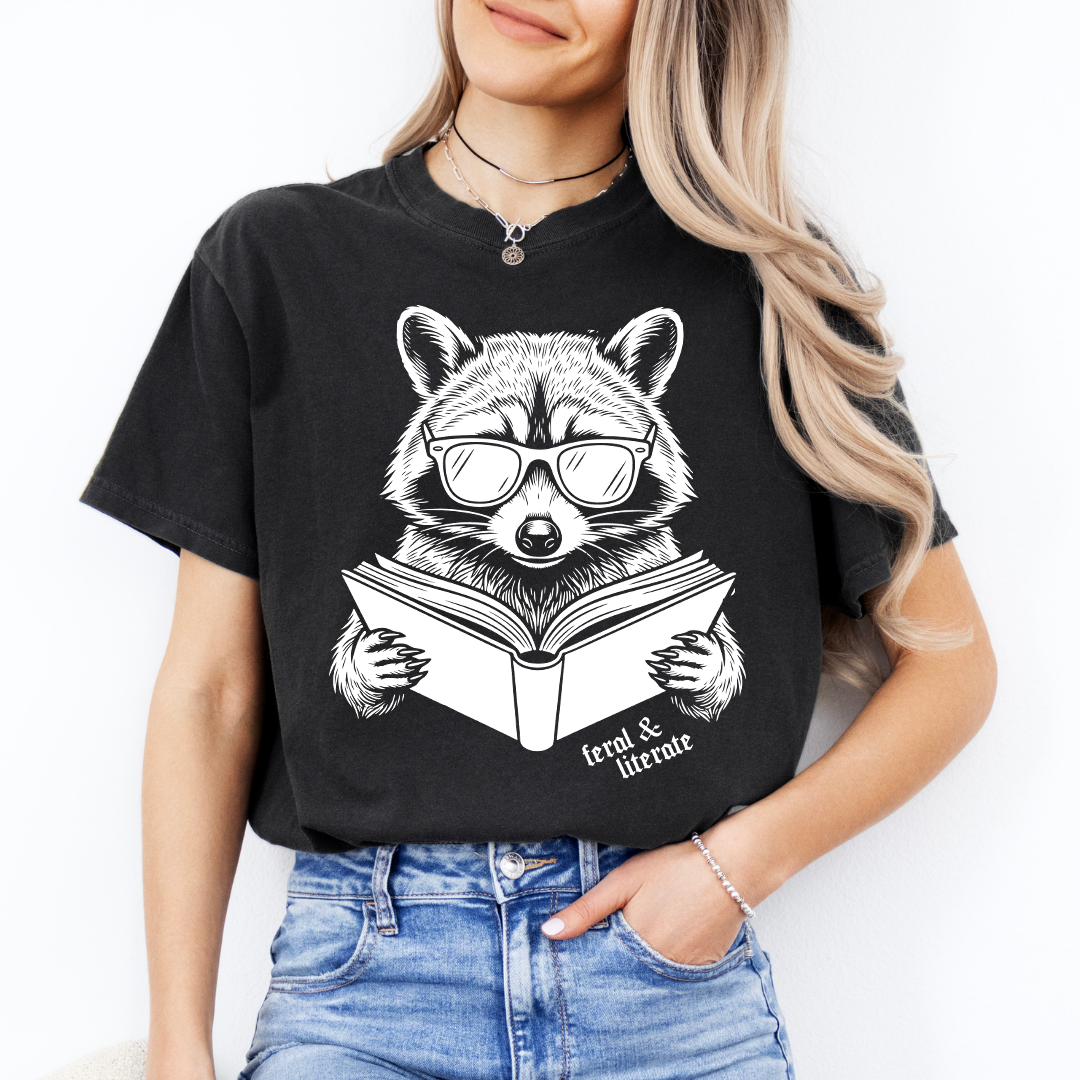 Feral & Literate Roccoon Tee