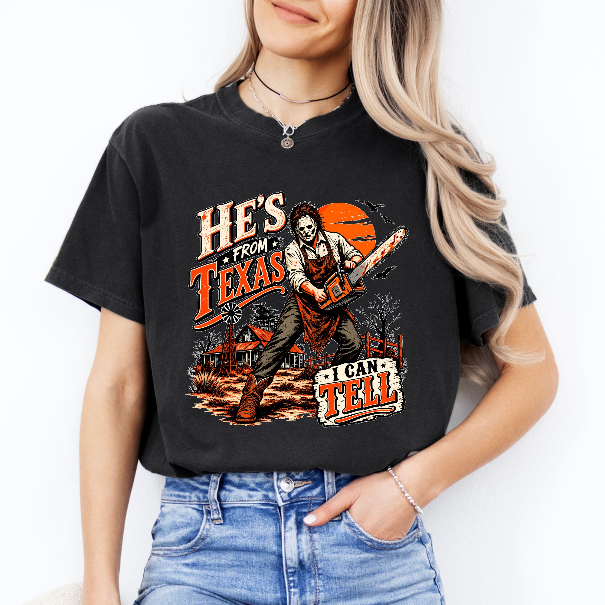 Camiseta «Él es de Texas»