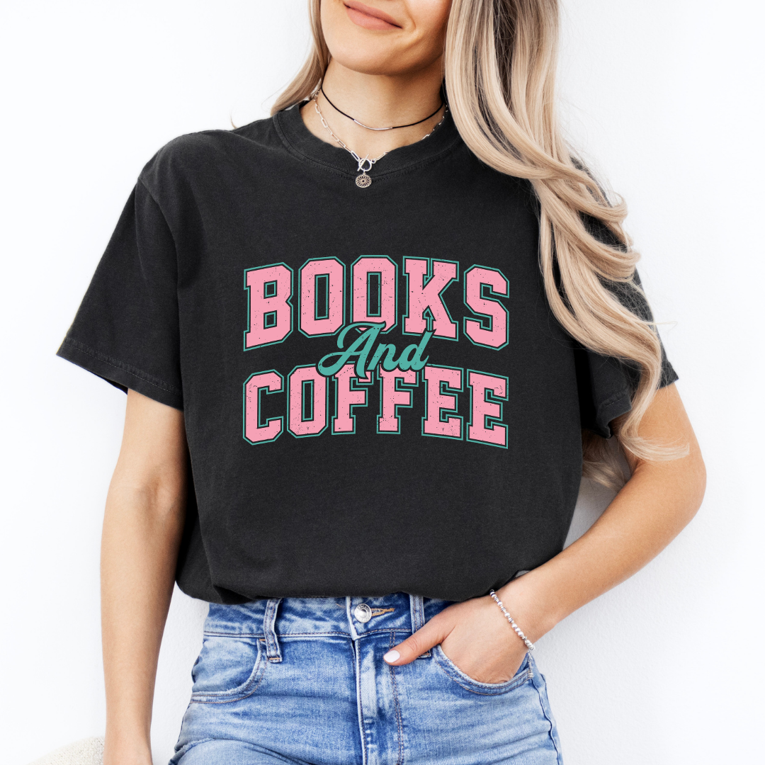 Books And Coffee Tee