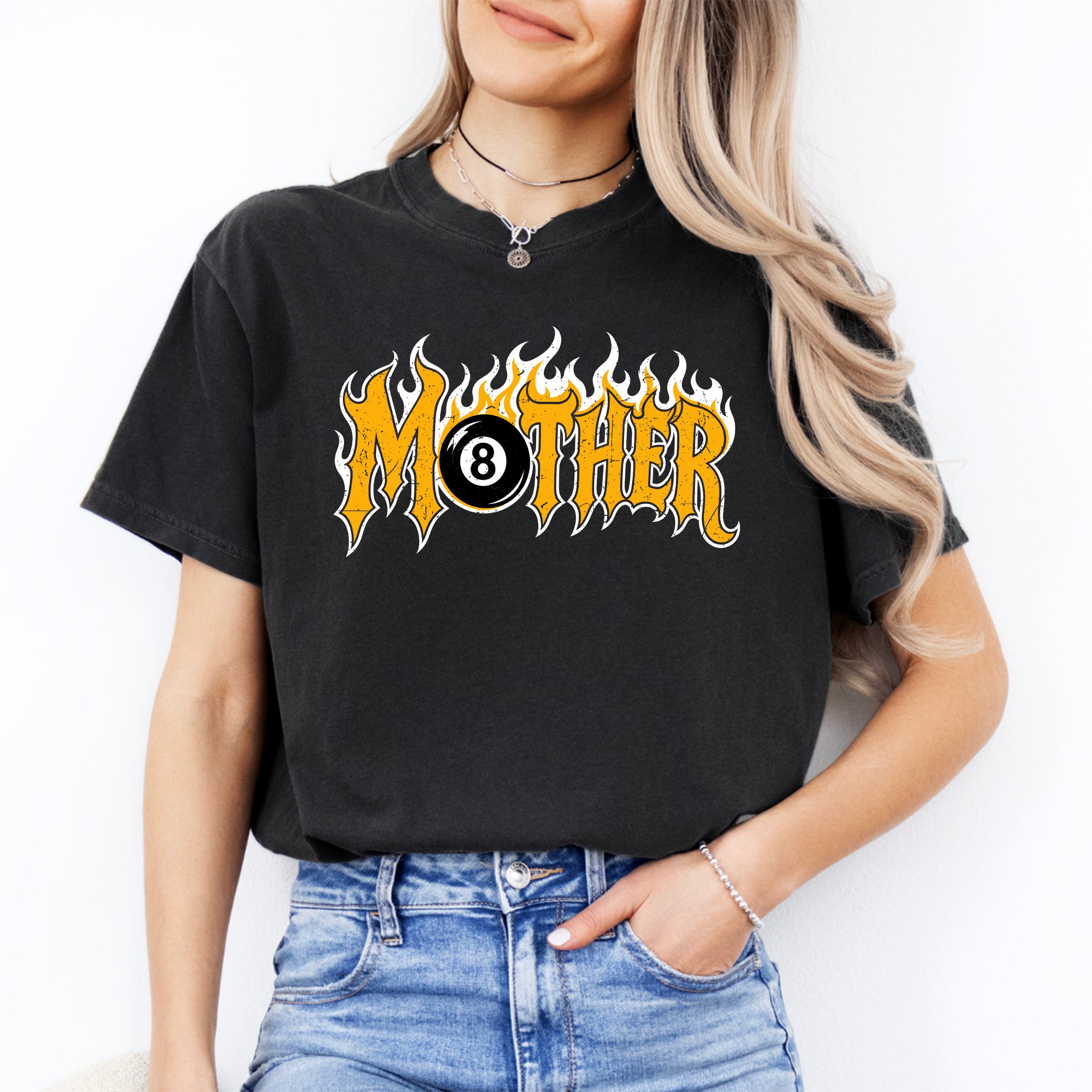 Trendy 8 Ball Mother Tee