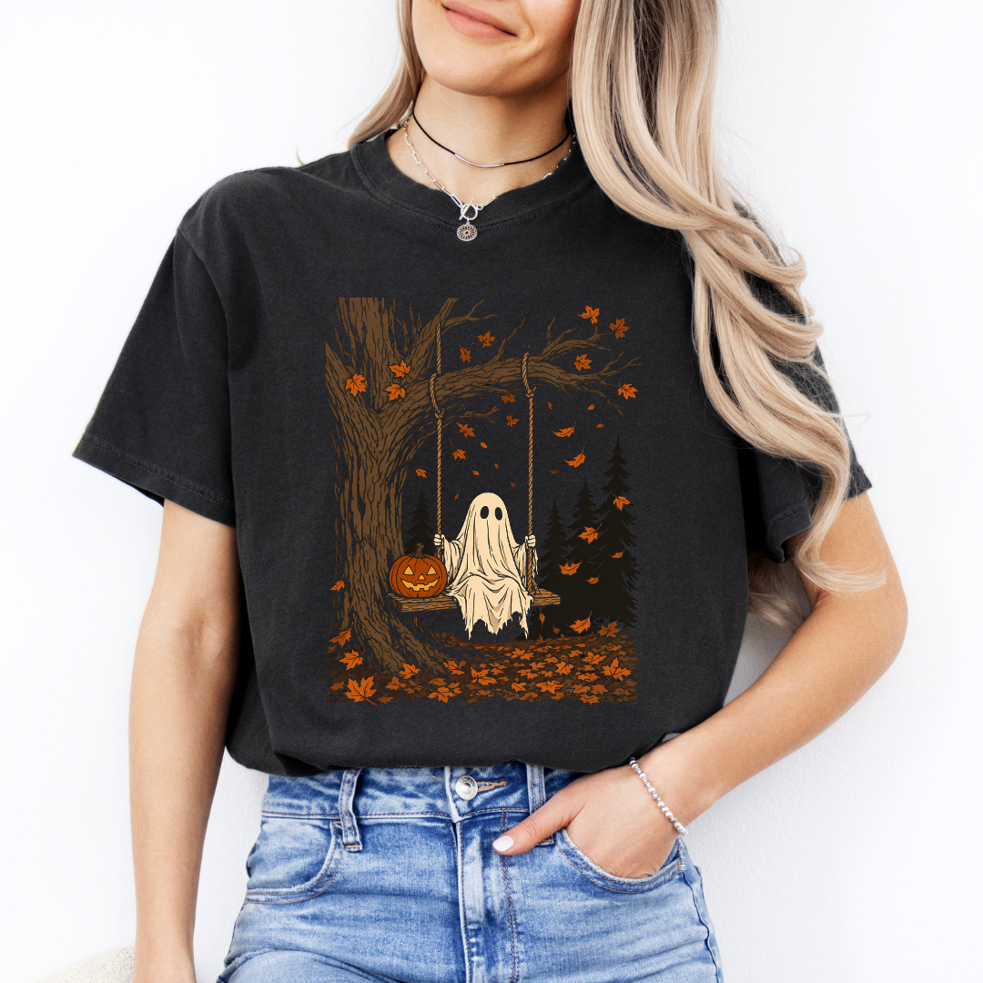 Vintage 90s Ghost Halloween Tee