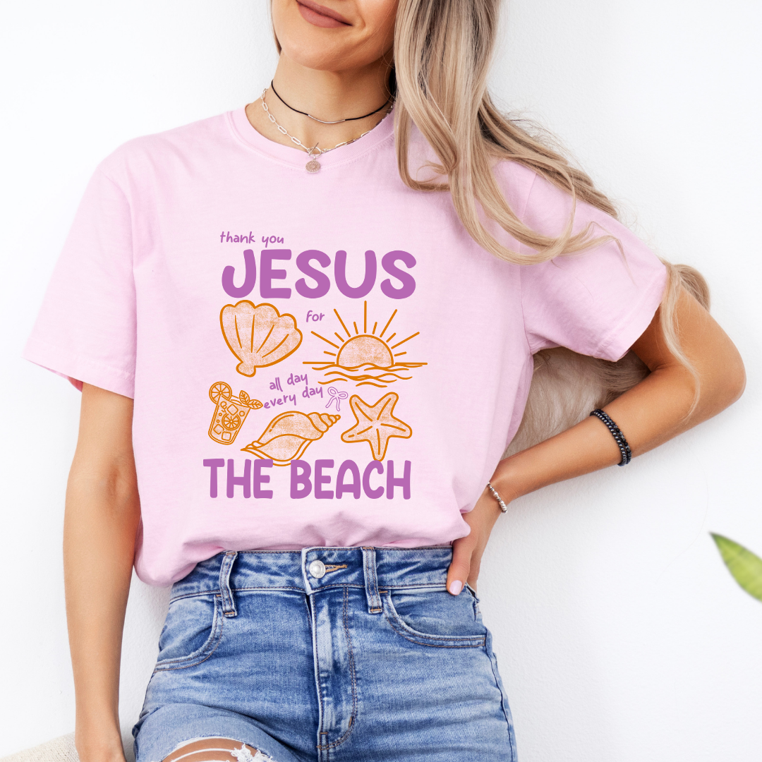 Thank you Jesus for the Beach Tee