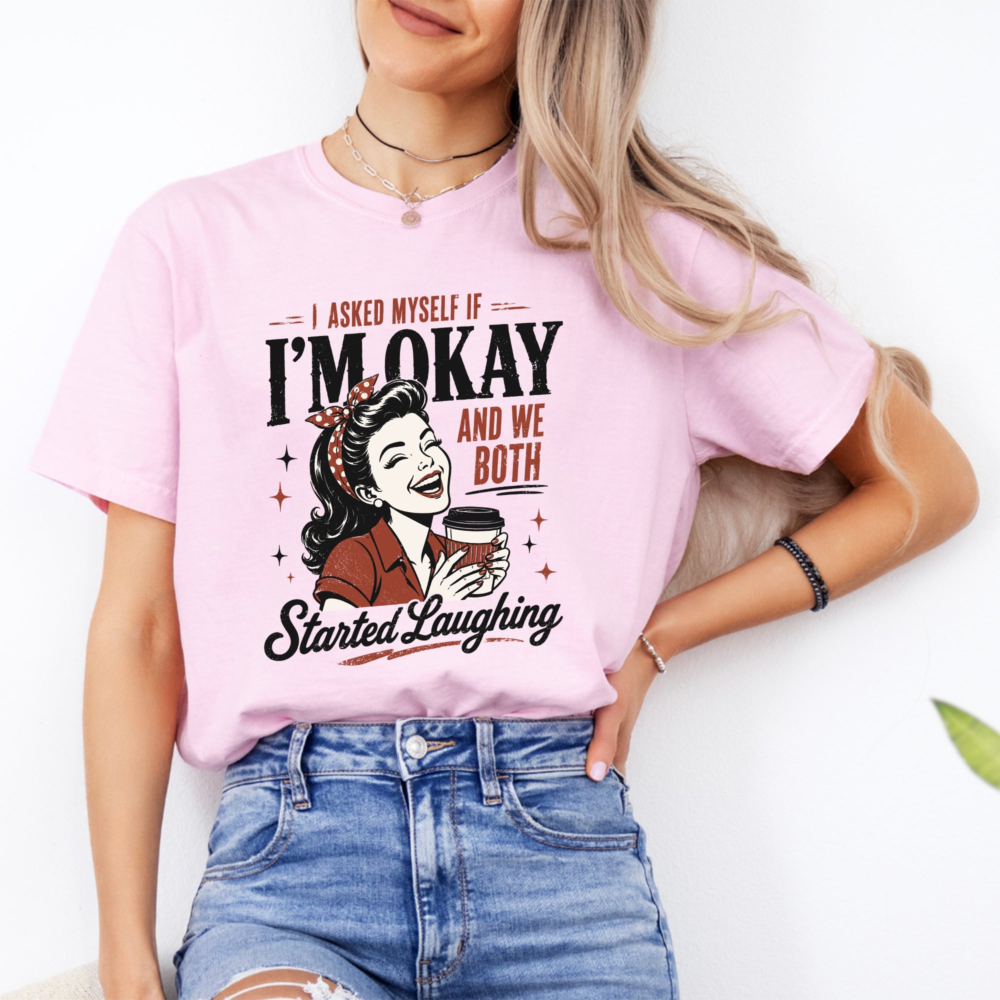 T-Shirt „Ich habe mich gefragt, ob es mir gut geht“