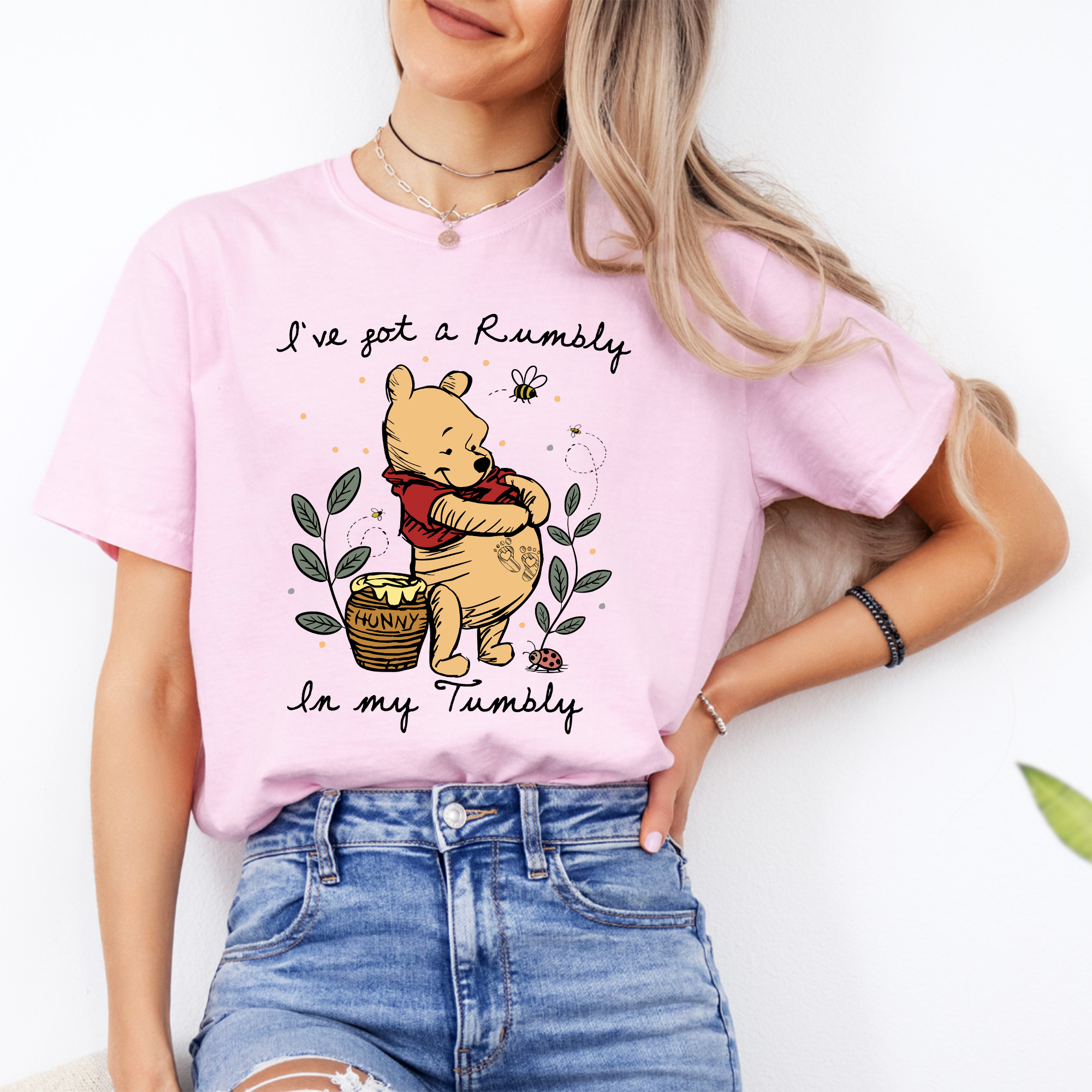 Camiseta de revelación del embarazo «I've Got Rumbly In My Tumbly»