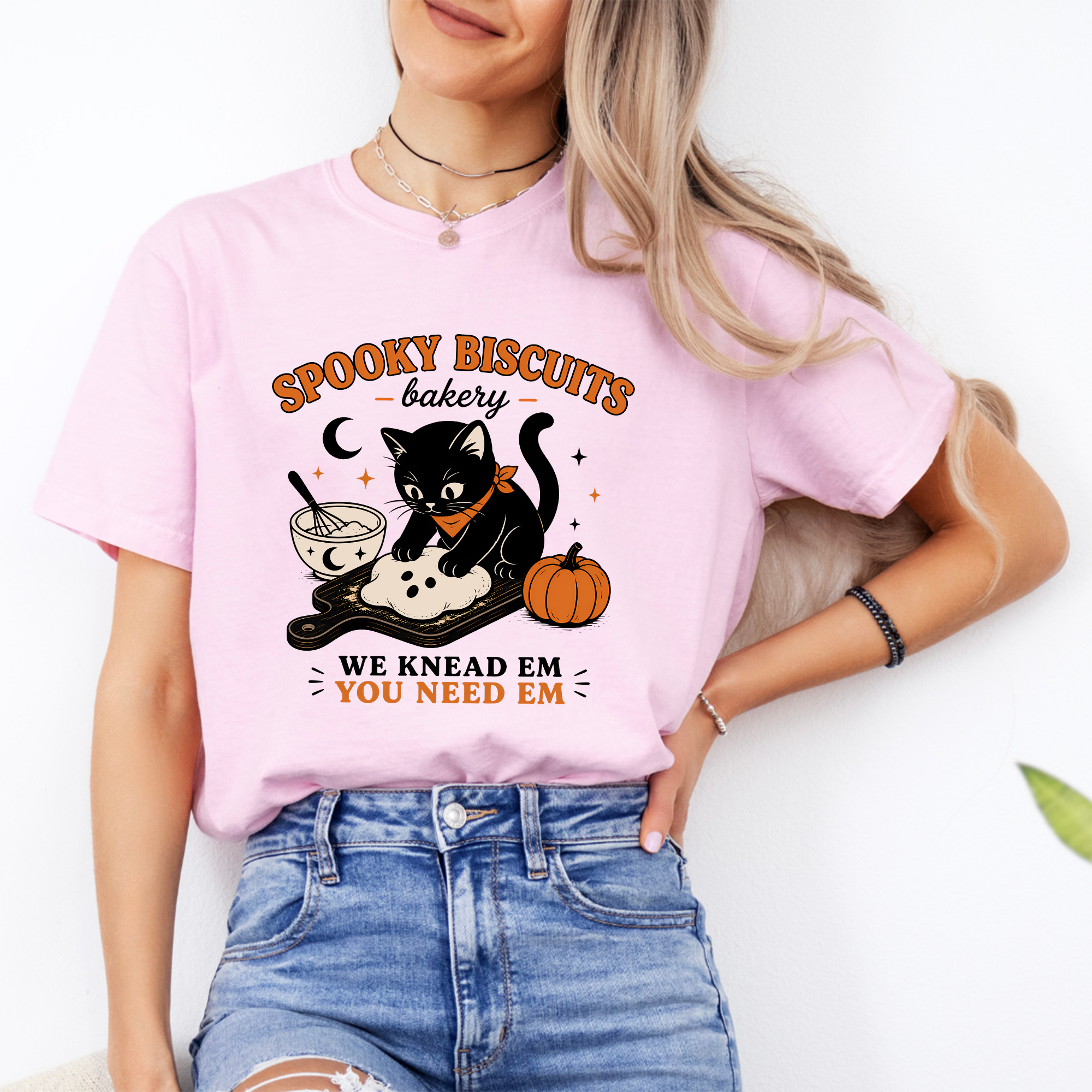 Camiseta «Galletitas para gatos: nosotros las necesitamos, tú las necesitas»
