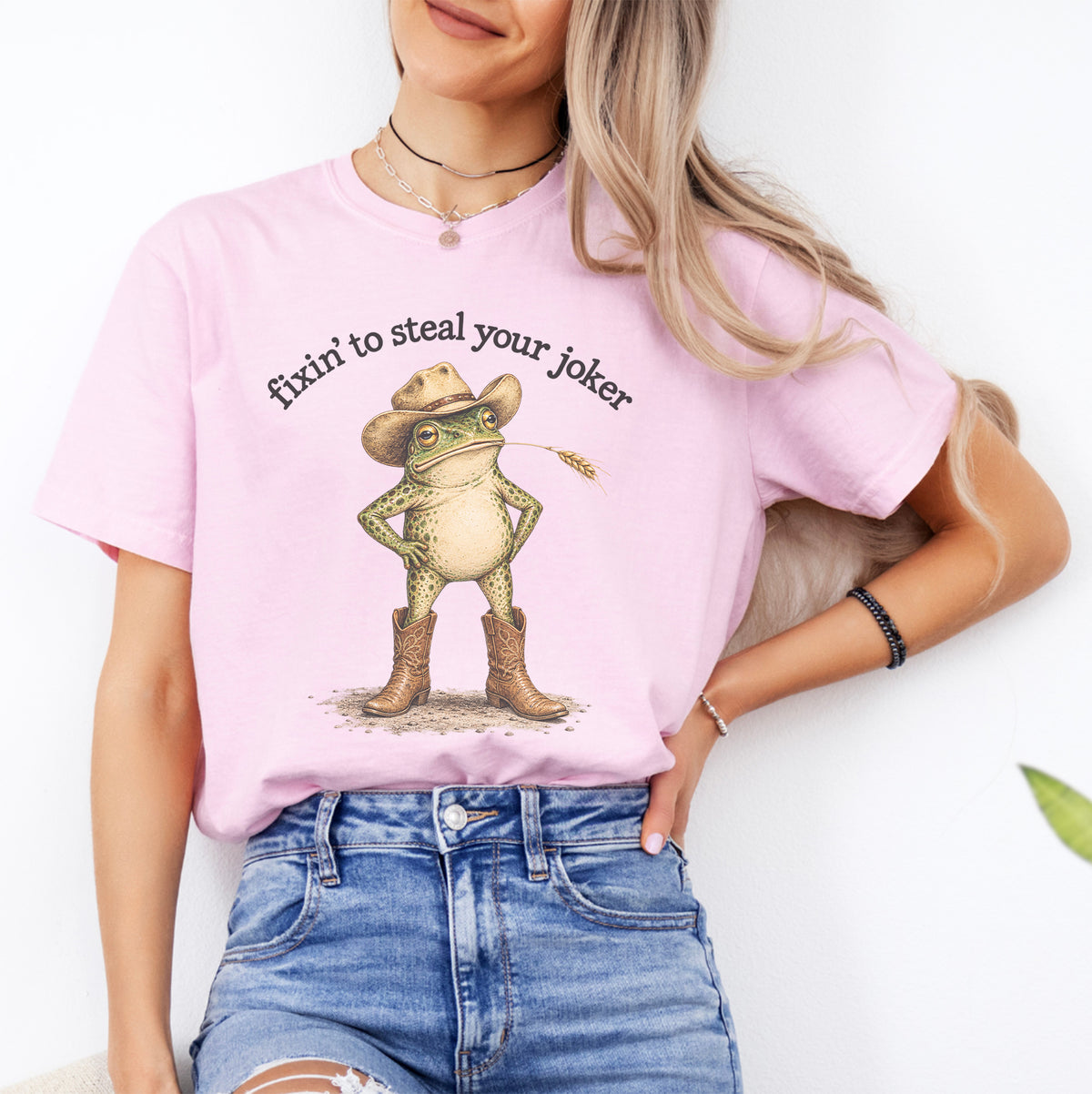 Camiseta «A punto de robarte tu comodín»