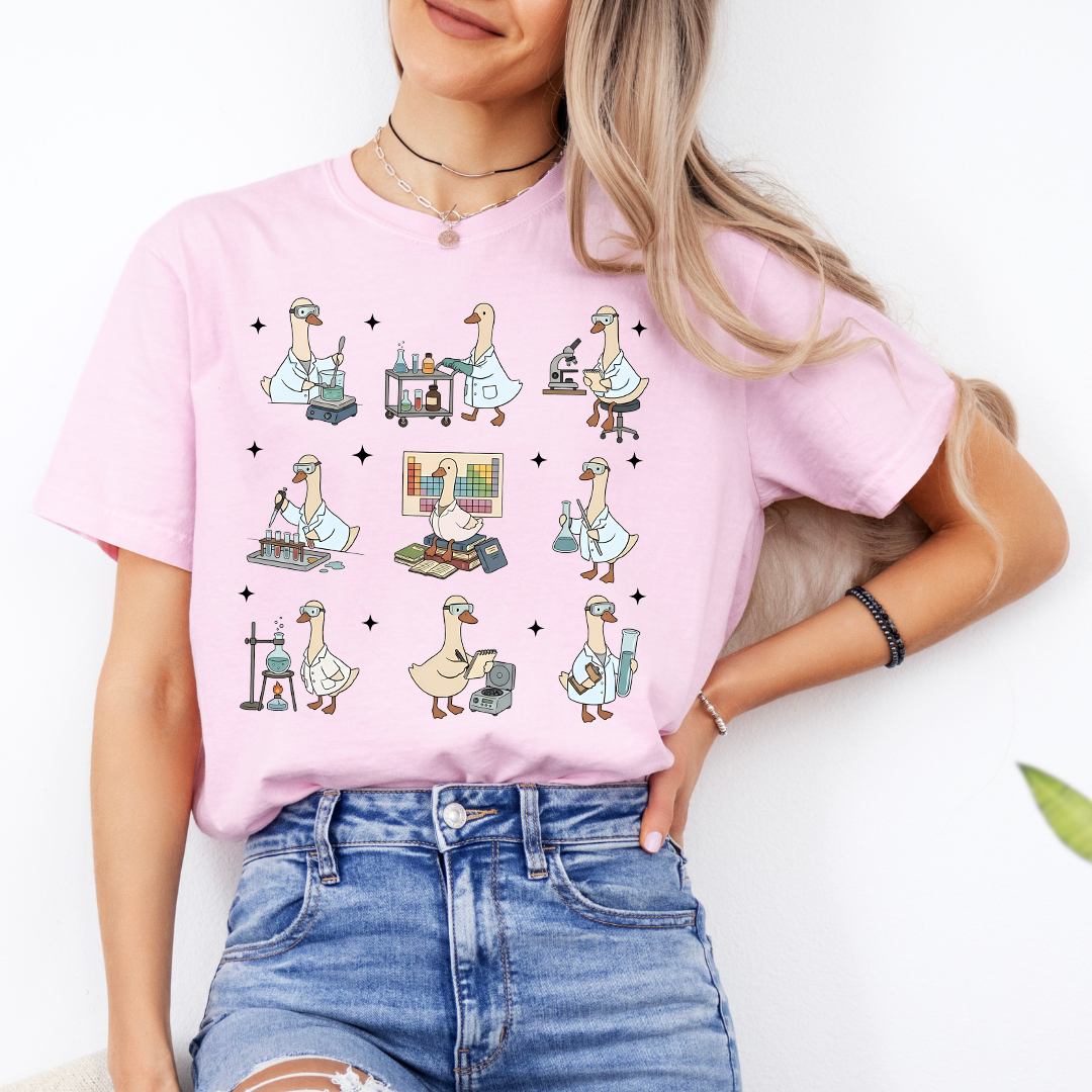 Camiseta "Pato Tonto" de Química