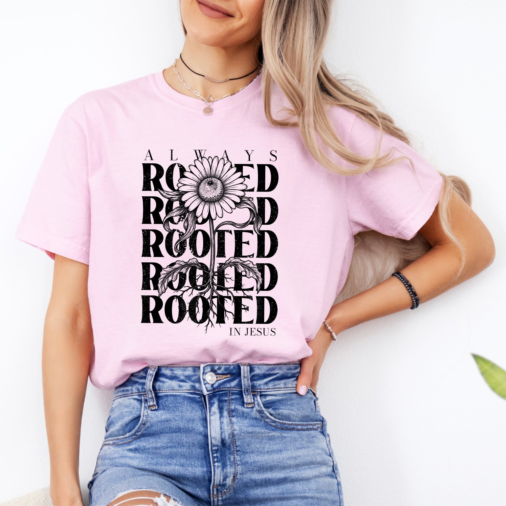 Immer in Jesus verwurzelt – T-Shirt