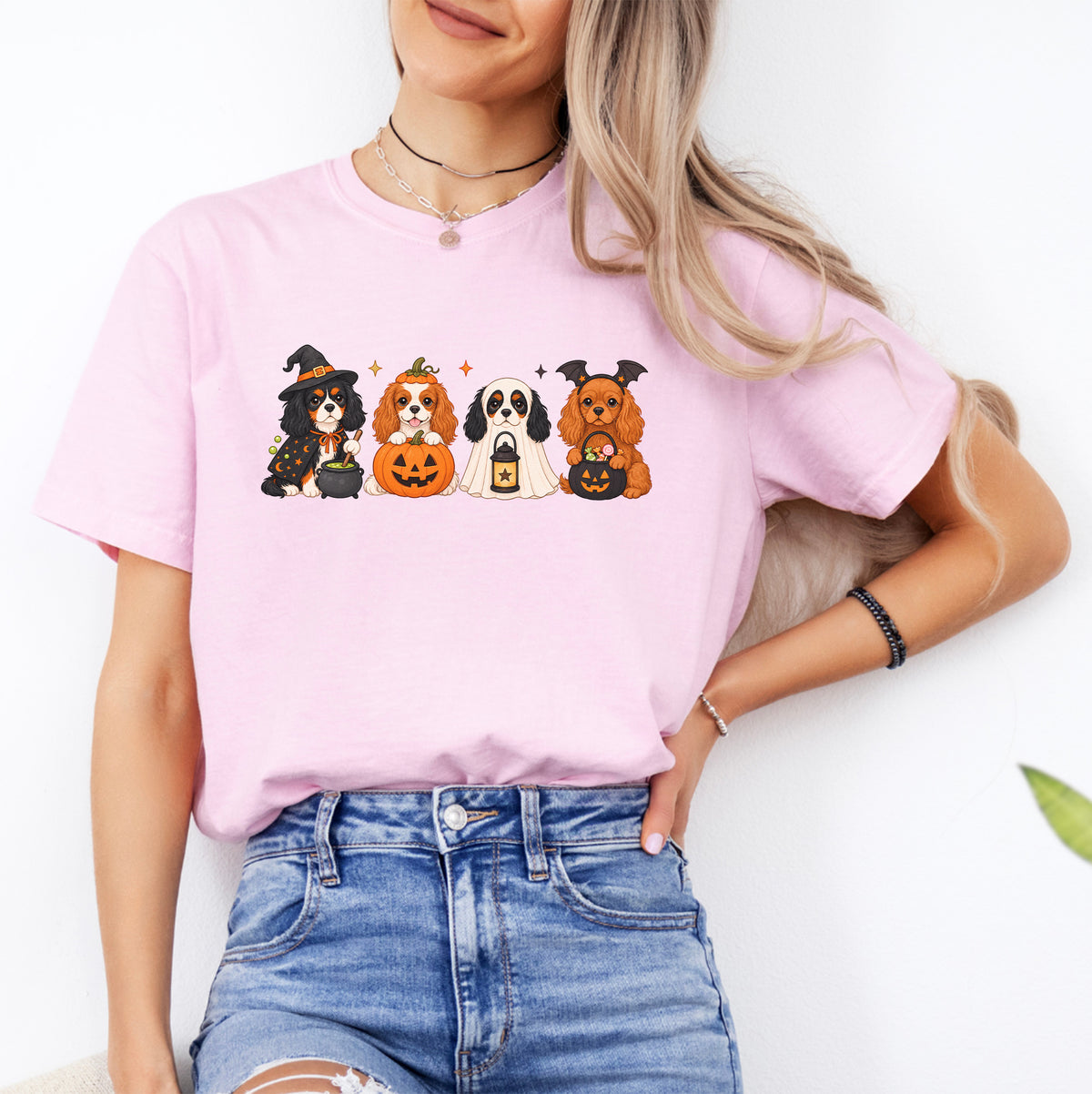 T-shirt Halloween Cavalier King