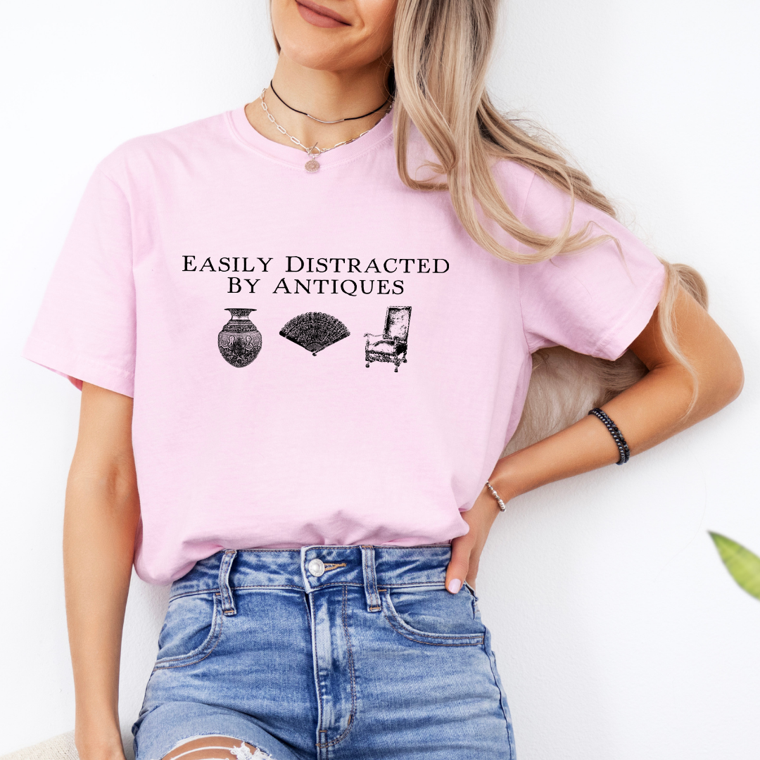 Easily Distracted By Antiques Tee