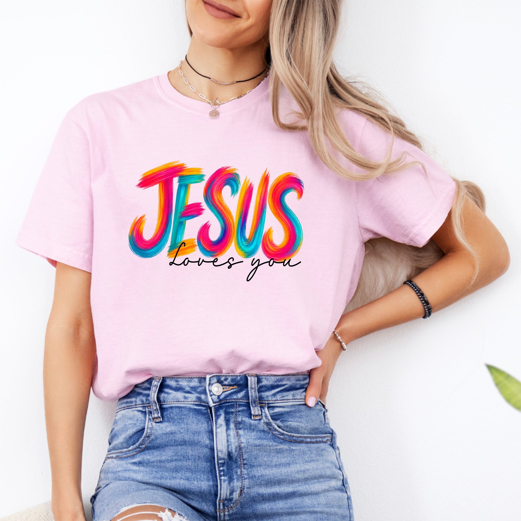 T-Shirt „Jesus Loves You“