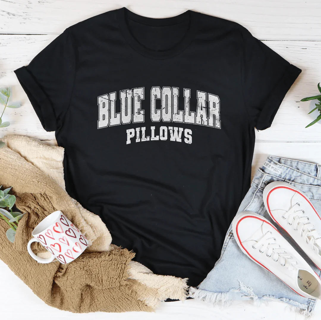 Blue Collar Pillows Tee Black Heather / S Peachy Sunday T-Shirt