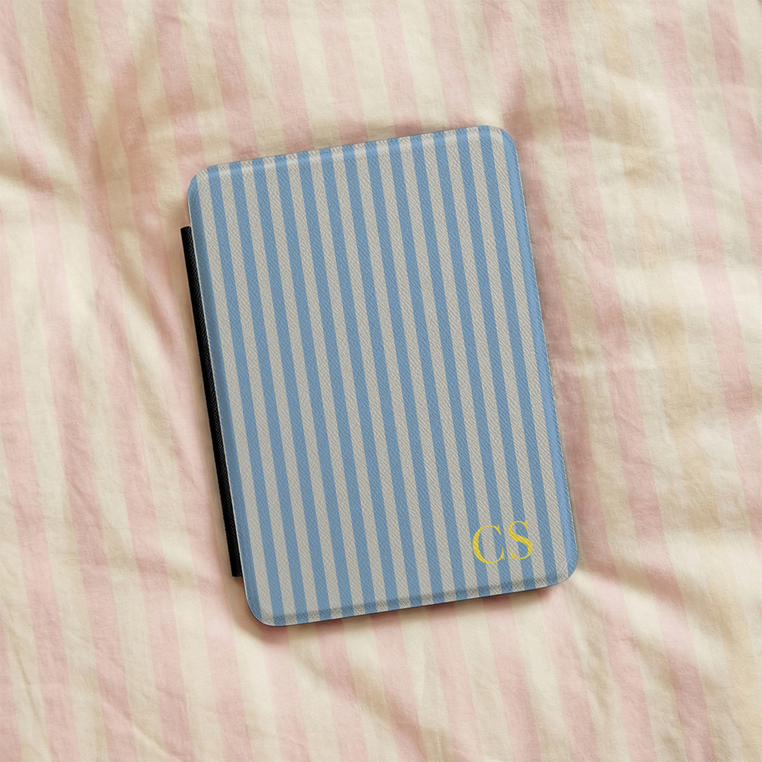 Funda de Kindle a rayas personalizada