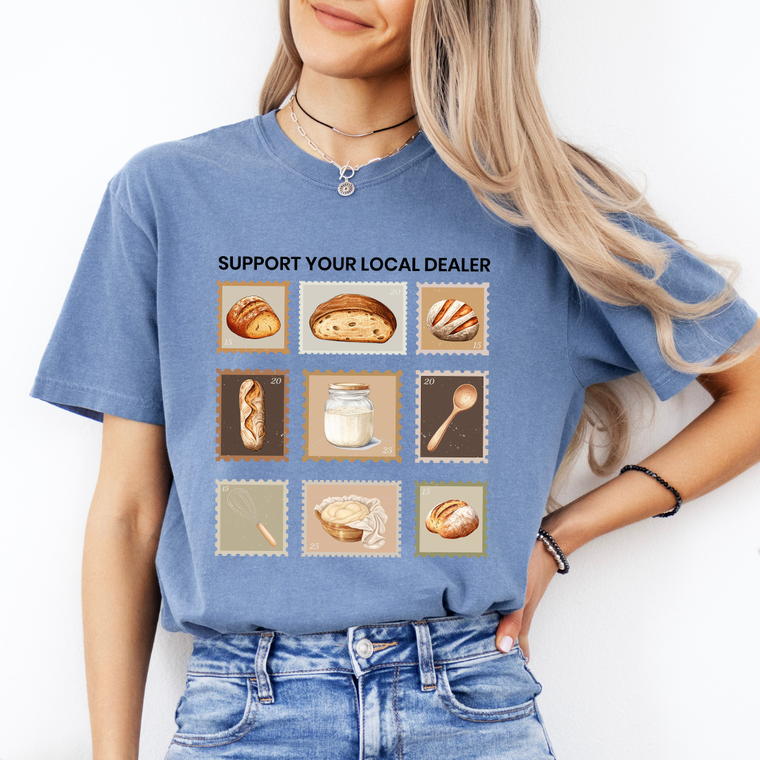 Support Your Locals Dealer Sourdough T-Shirt