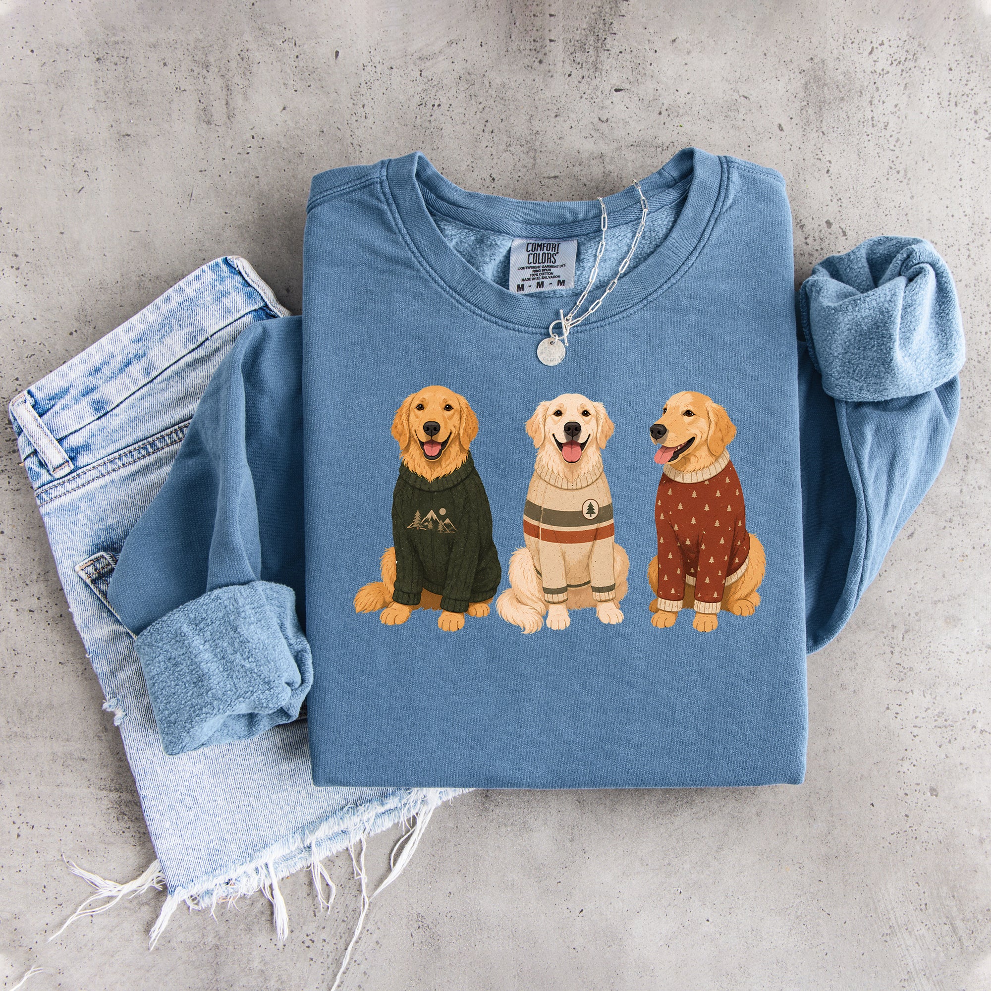 Fall Golden Retriever Sweatshirt