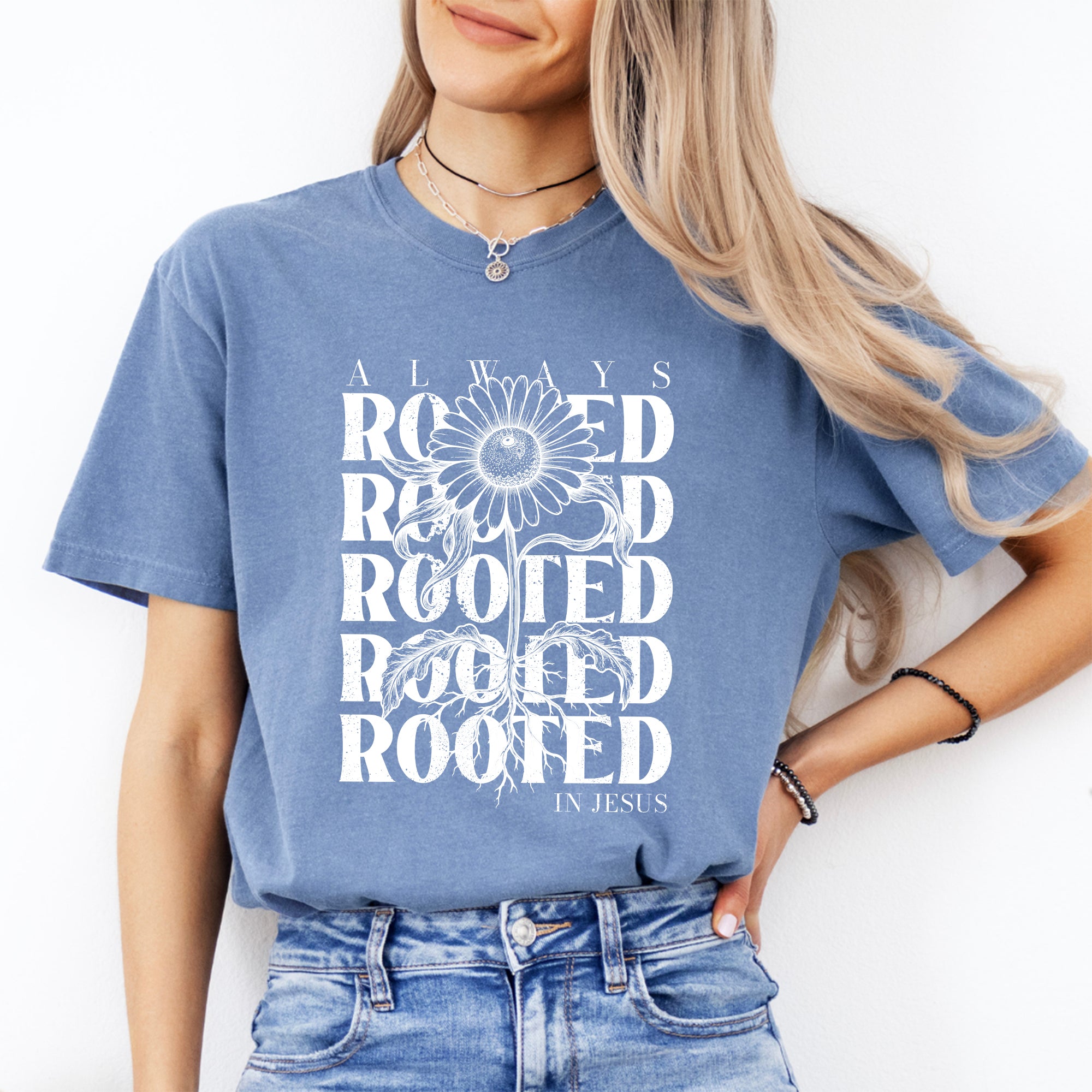Immer in Jesus verwurzelt – T-Shirt