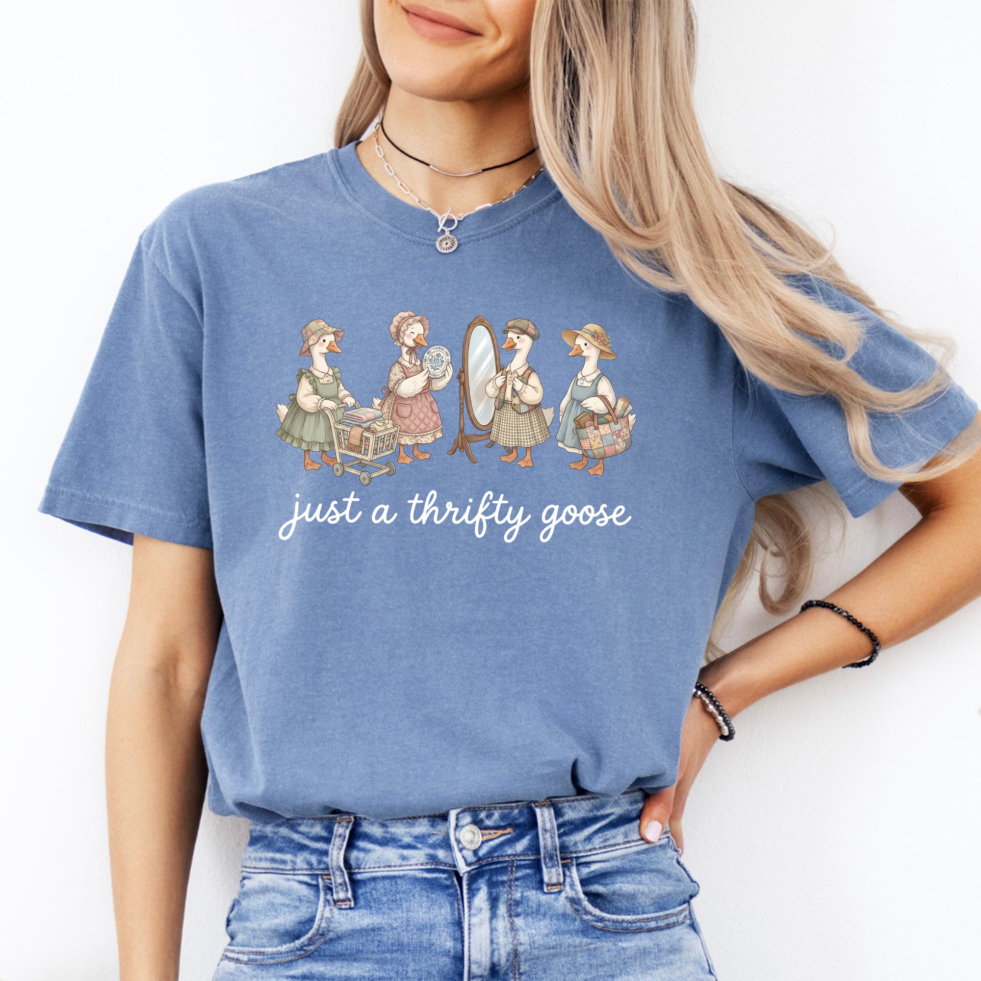 Just A Thrifty Goose Tee