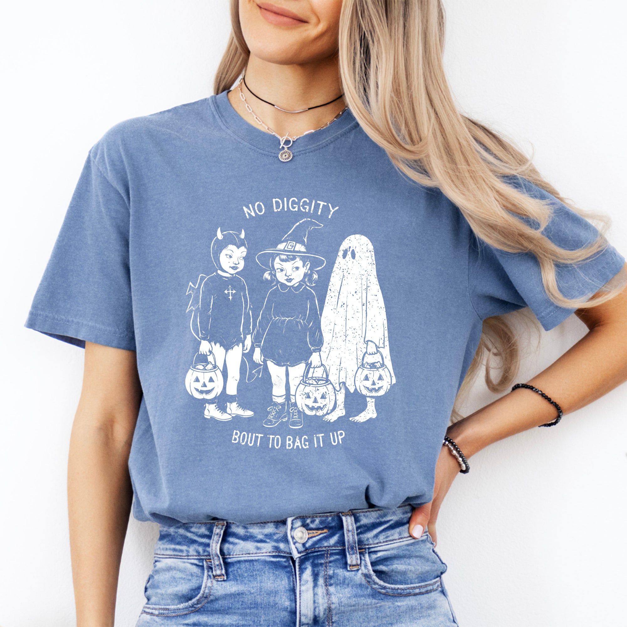 Camiseta de Halloween «No Diggity»