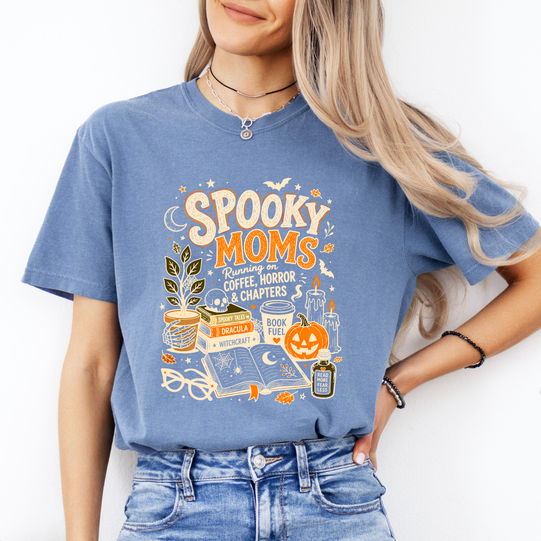 Spooky Moms Book Club Tee