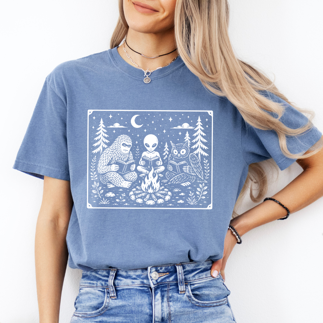 Cryptid Book Club Tee