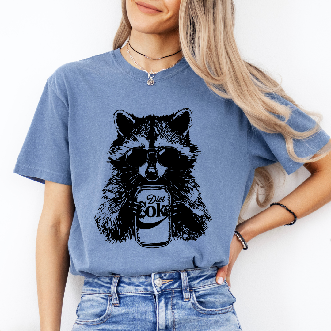 Raccoon Diet Coke Tee