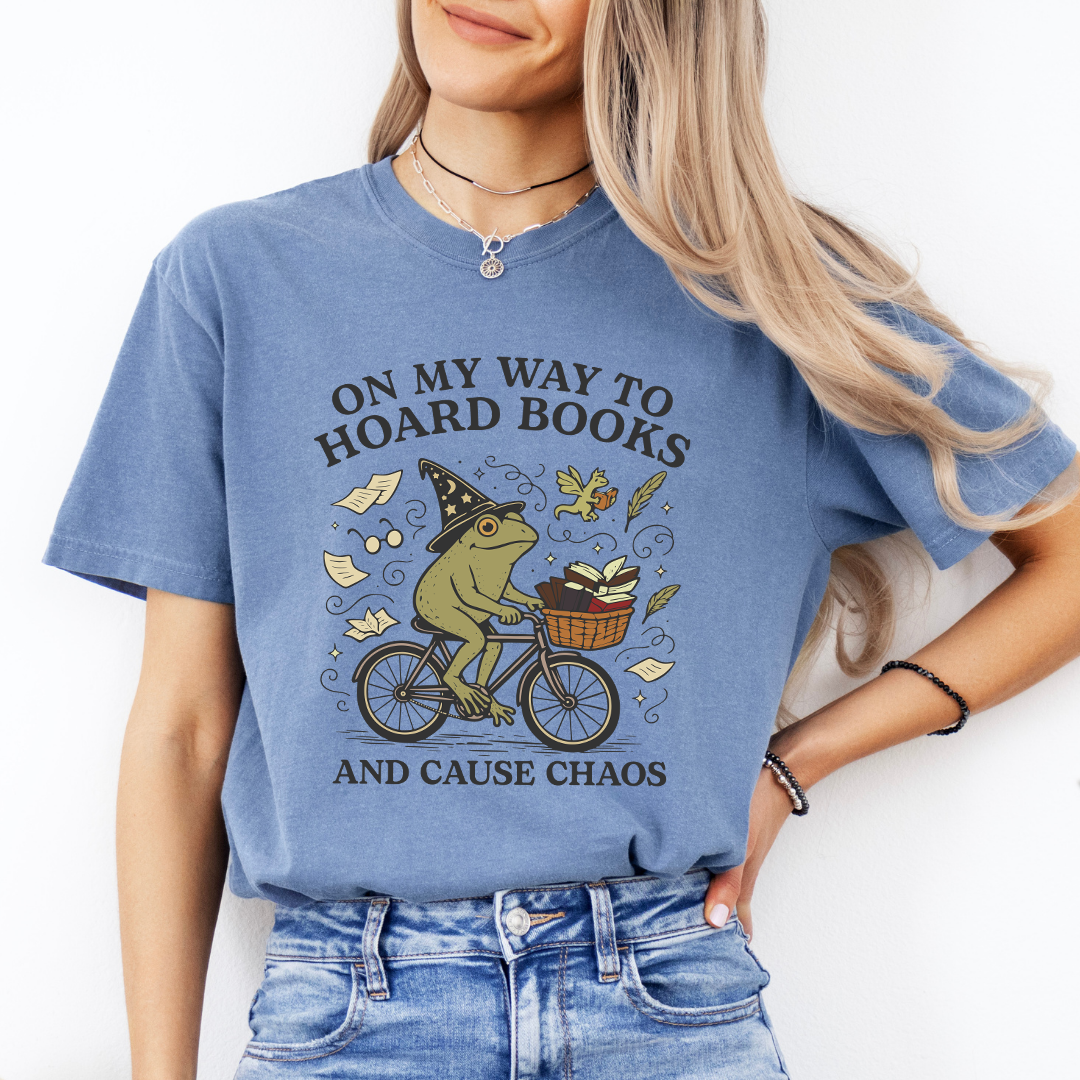 On My Way To Hoard Books Tee