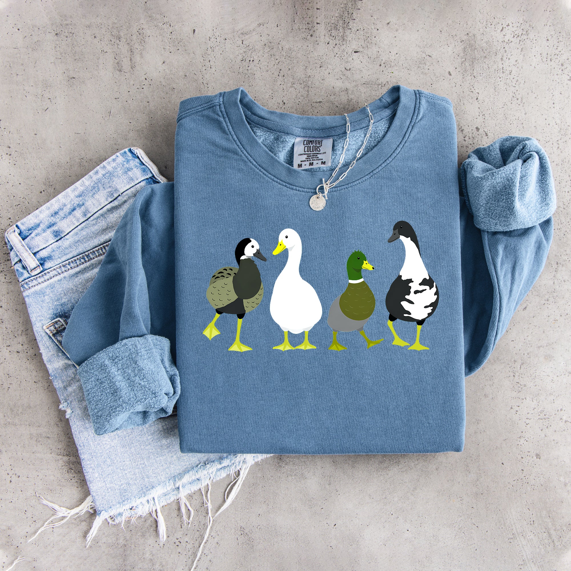Sweatshirt „Süße Enten-Crew“