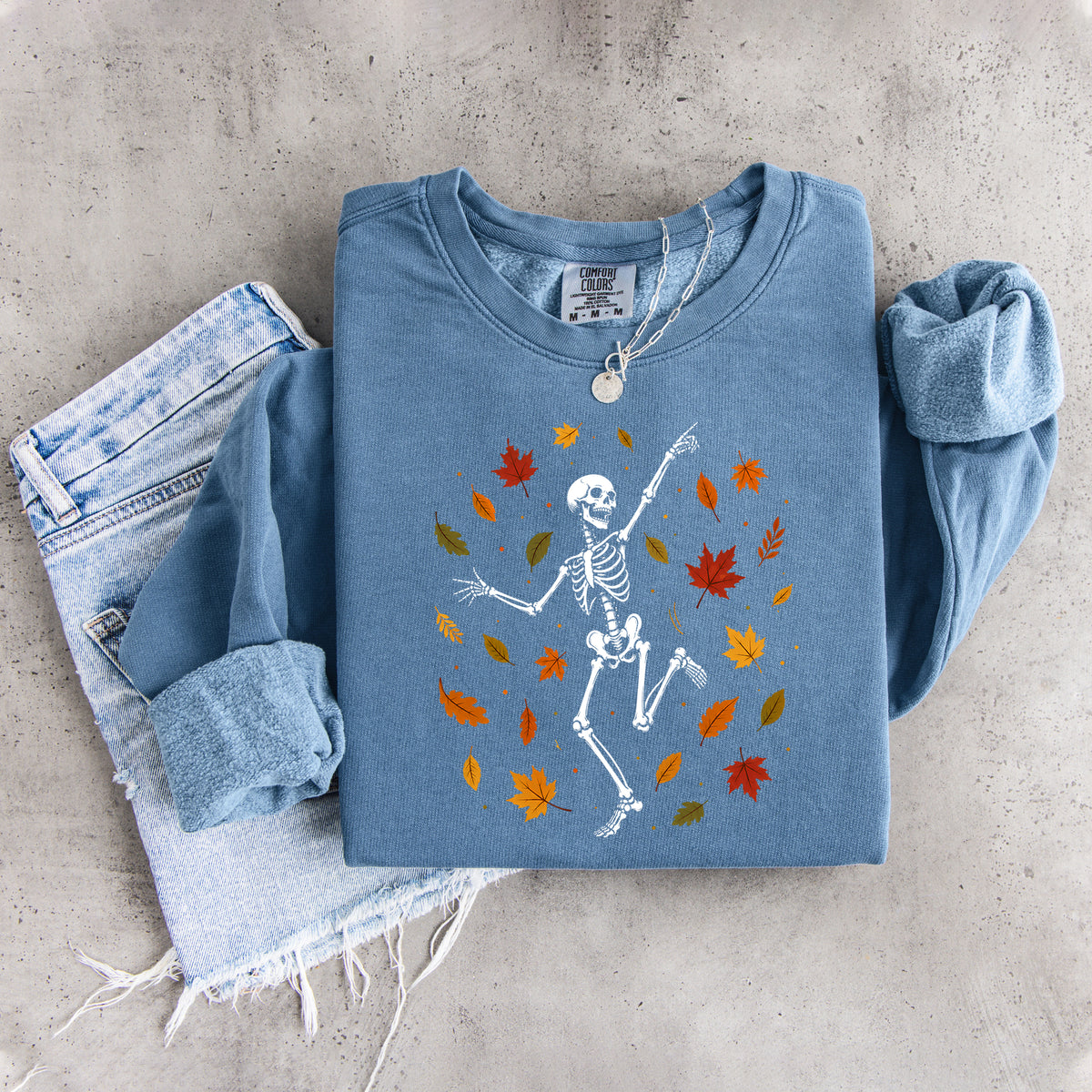 Skeleton Dancing Fall Sweatshirt