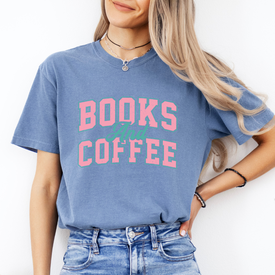 Books And Coffee Tee