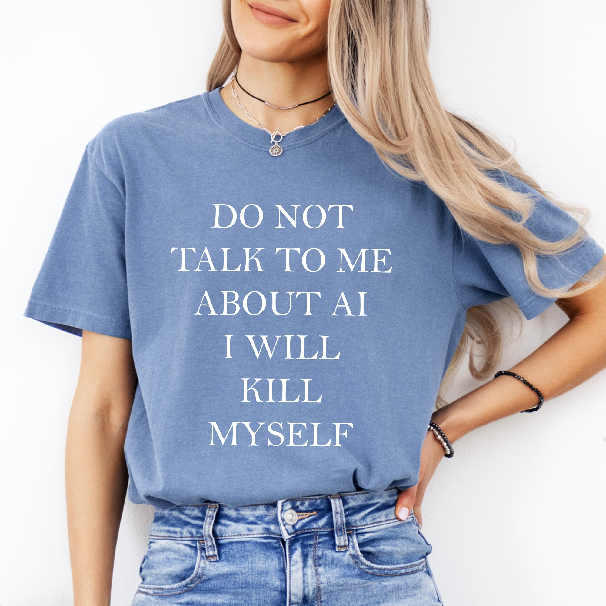 Sprich mit mir nicht über KI-T-Shirt
