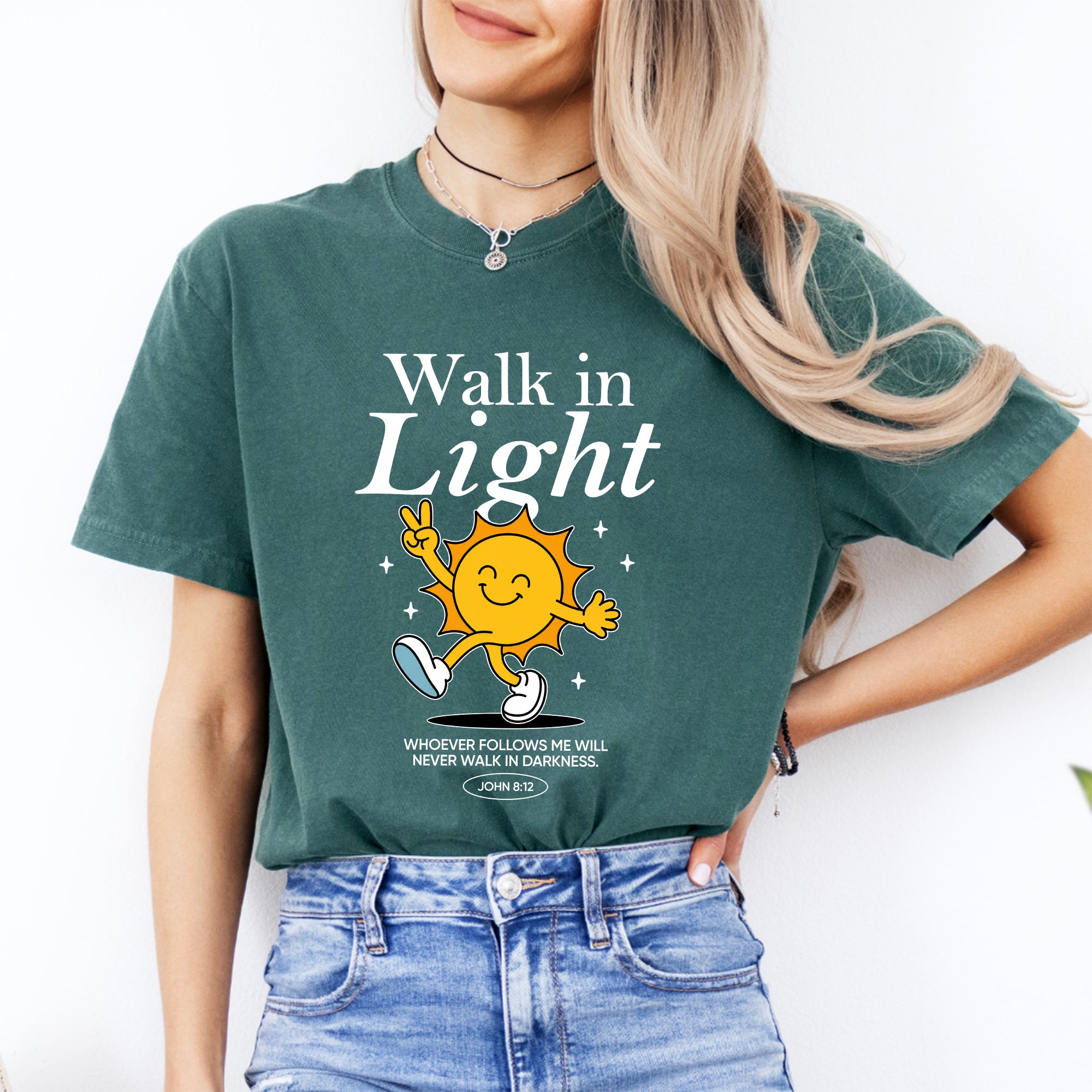 Camiseta «Camina en la luz»