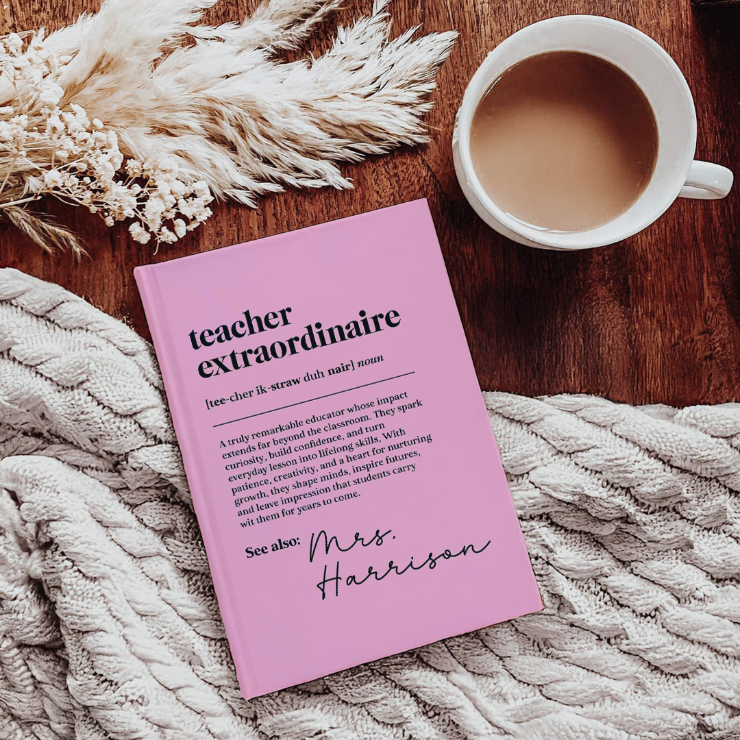 Personalized Teacher Definition Journal