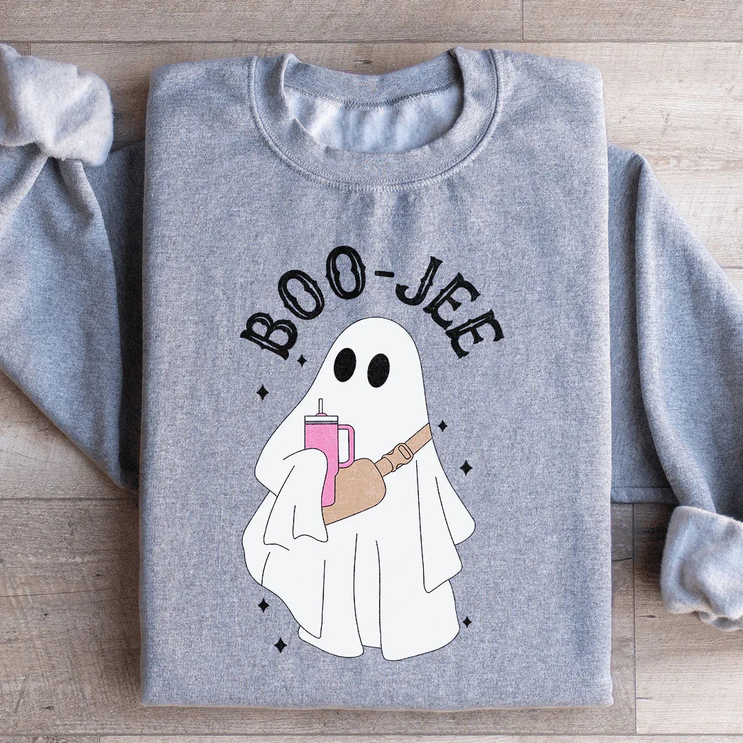 Boo Jee Sweatshirt Sport Grey / S Peachy Sunday T-Shirt